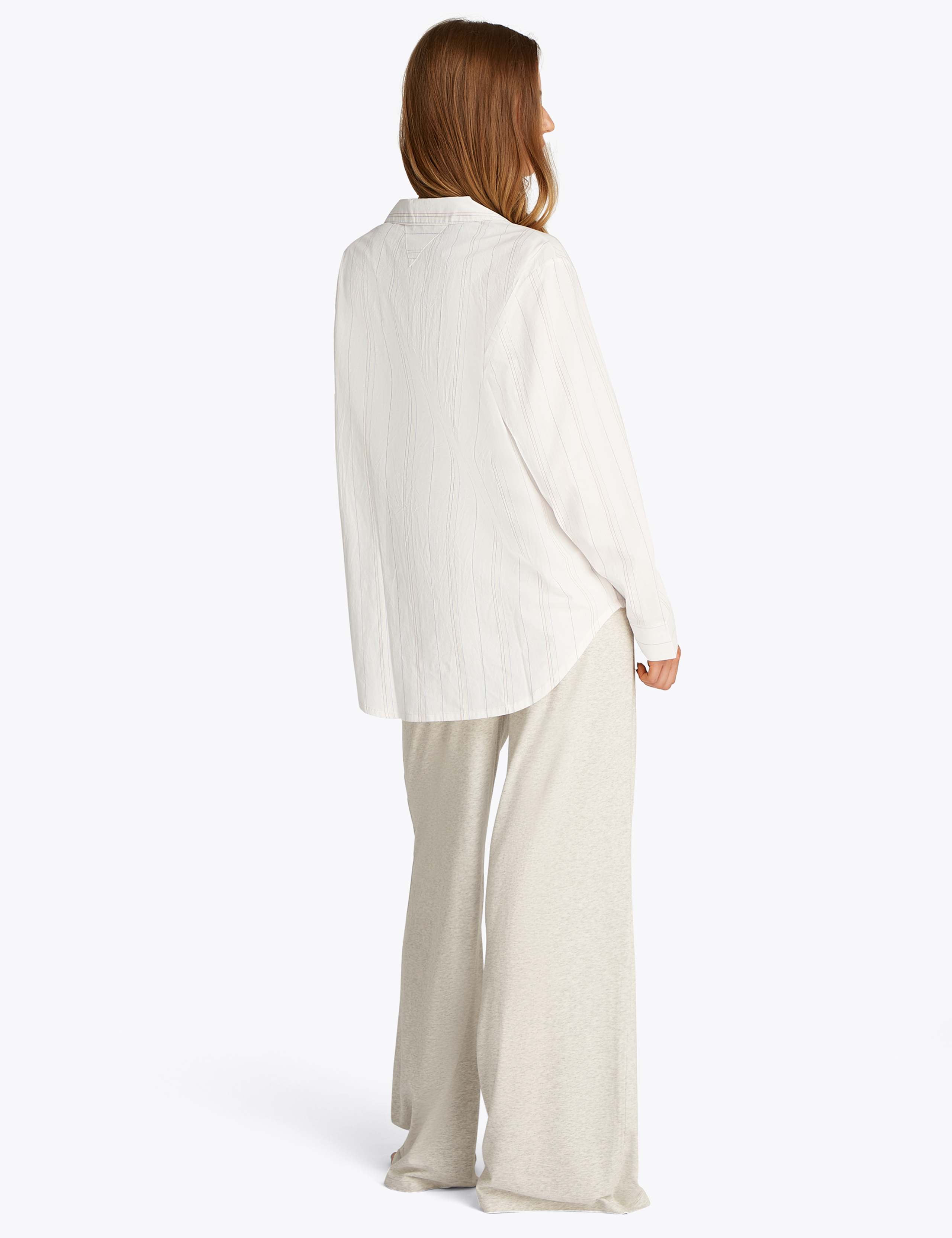 Essentials Pure Cotton Striped Pyjama Top 5 of 5