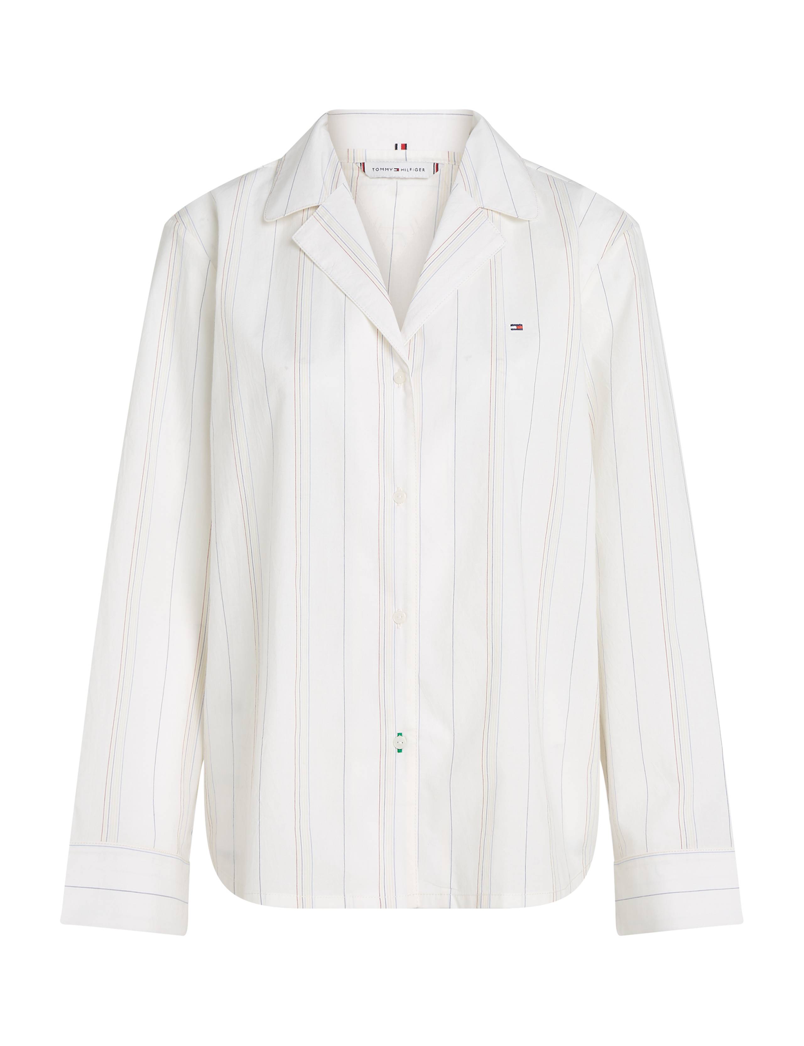 Essentials Pure Cotton Striped Pyjama Top 2 of 5