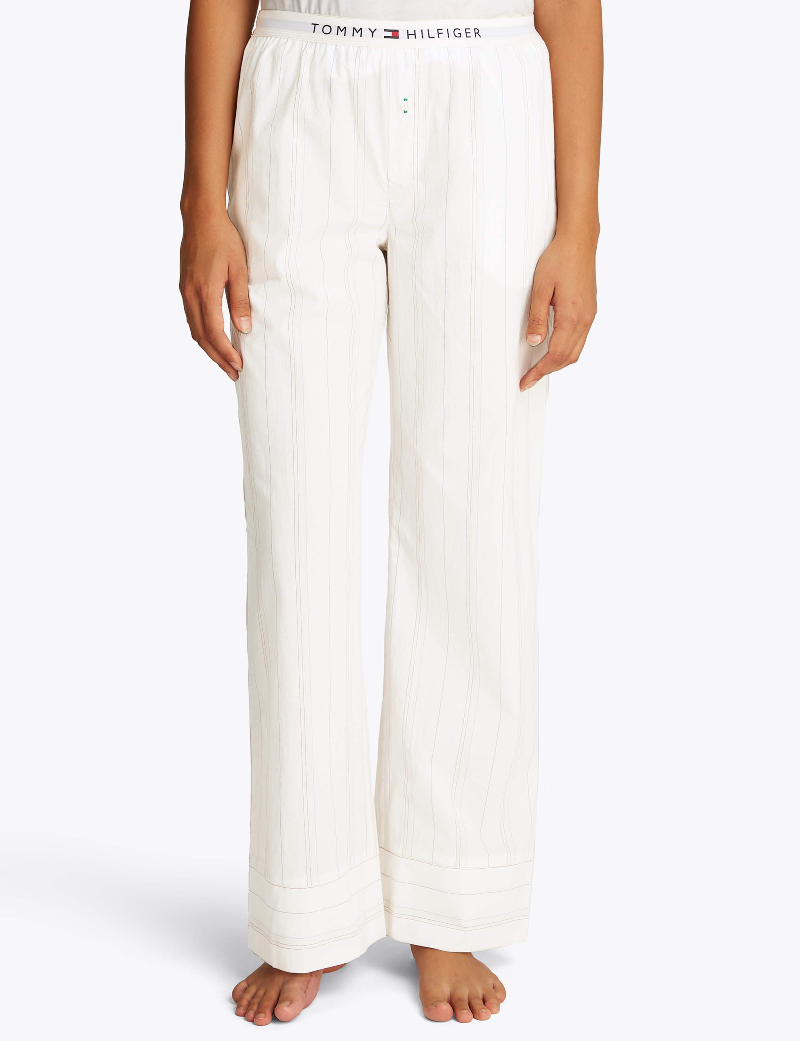 TH Essentials Poplin Pinstripe Pyjama Bottoms 4 of 5