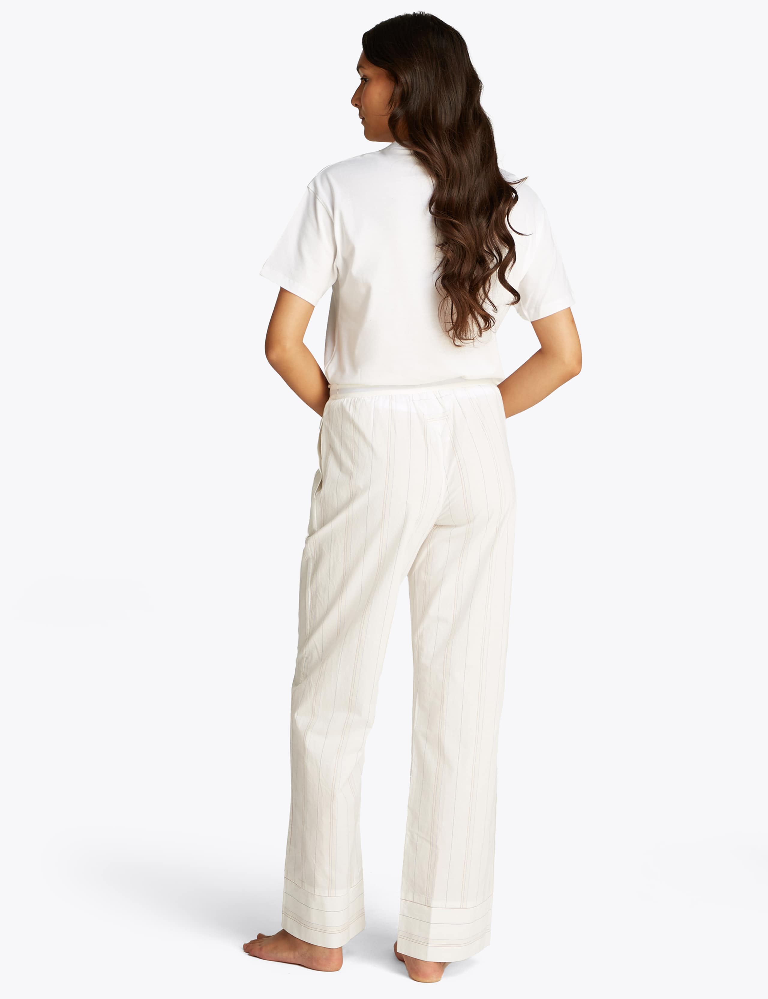 TH Essentials Poplin Pinstripe Pyjama Bottoms 5 of 5