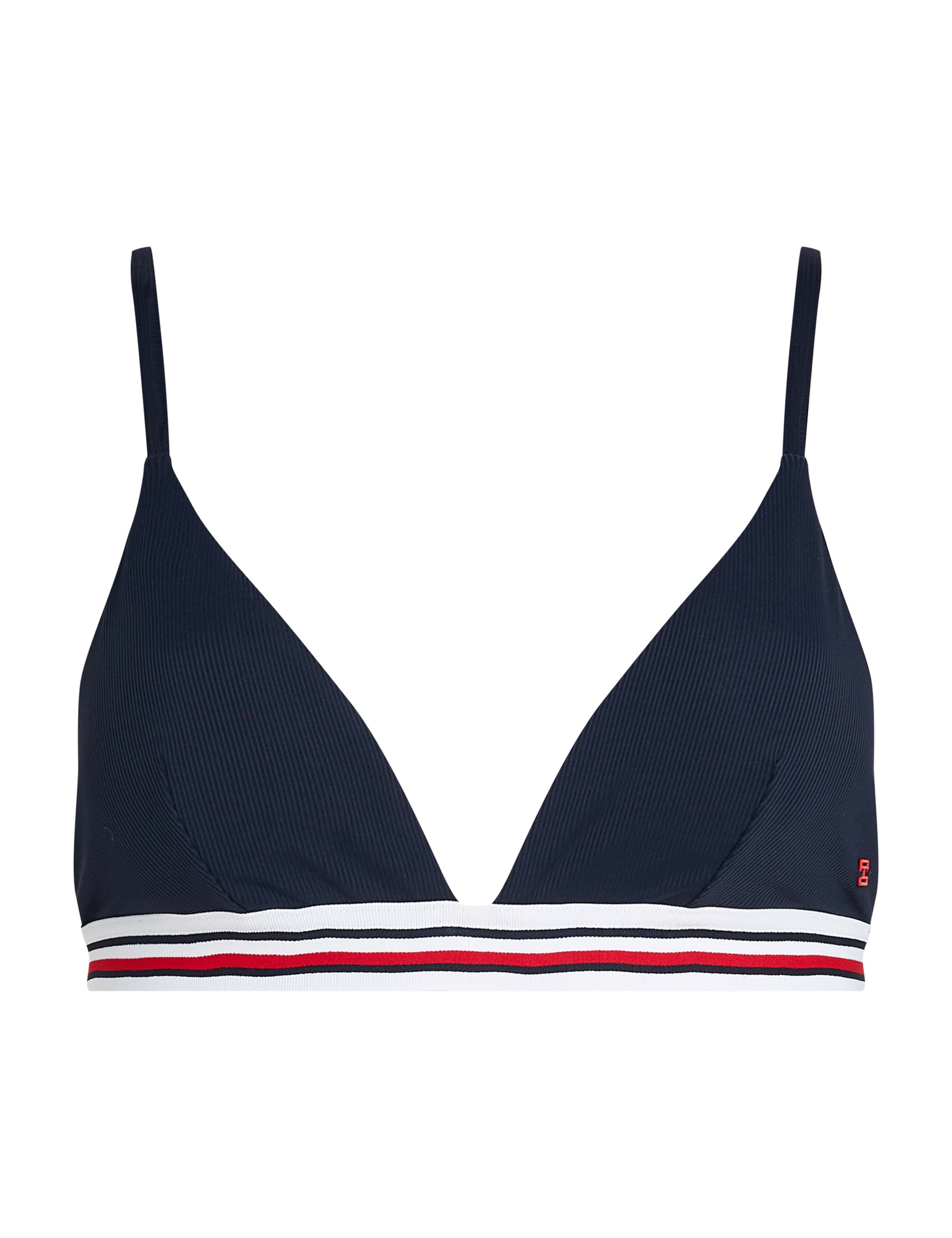 Global Stripe Padded Triangle Bikini Top 2 of 4
