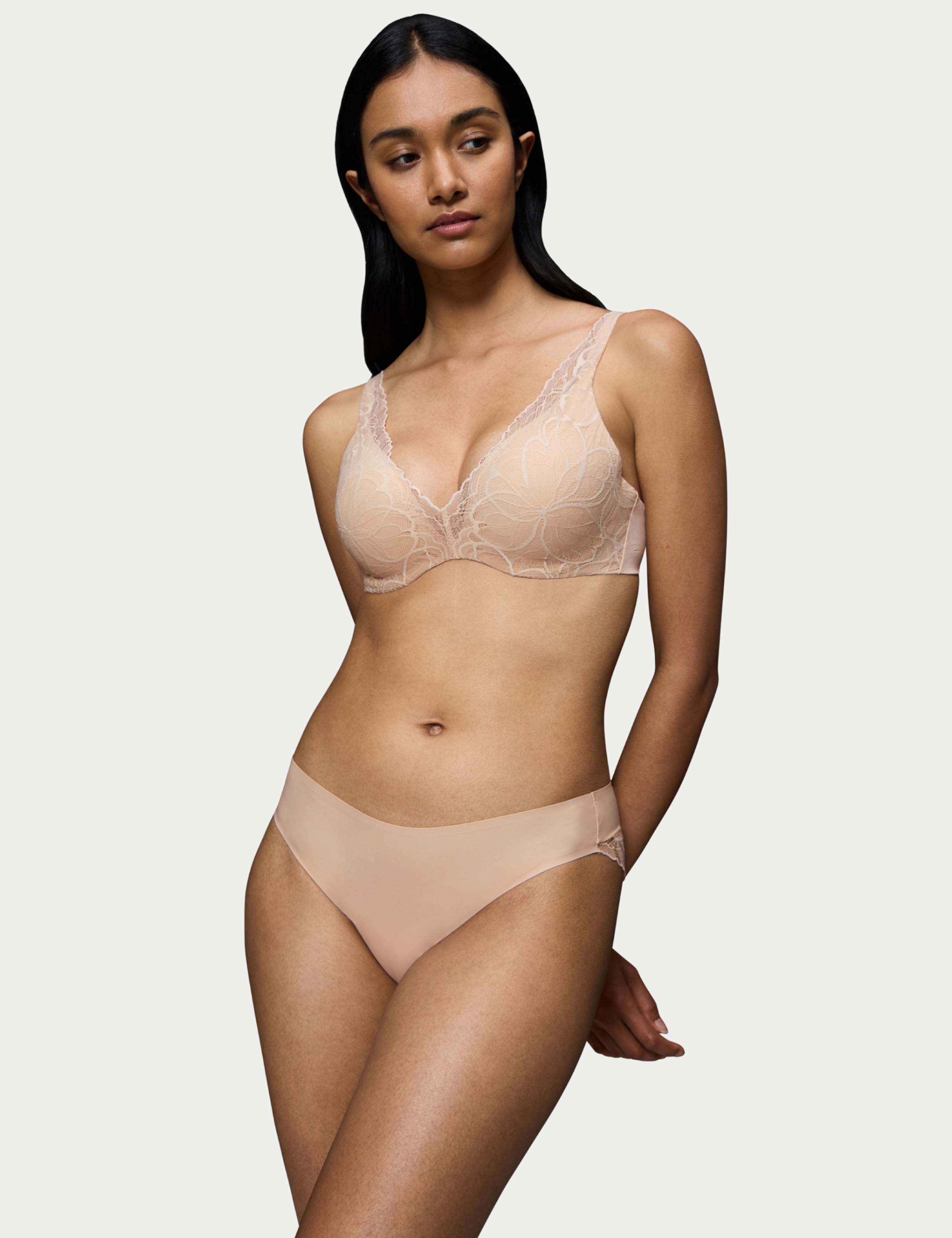 Body Make-Up Illusion Lace Wired Bra B-E 5 of 6