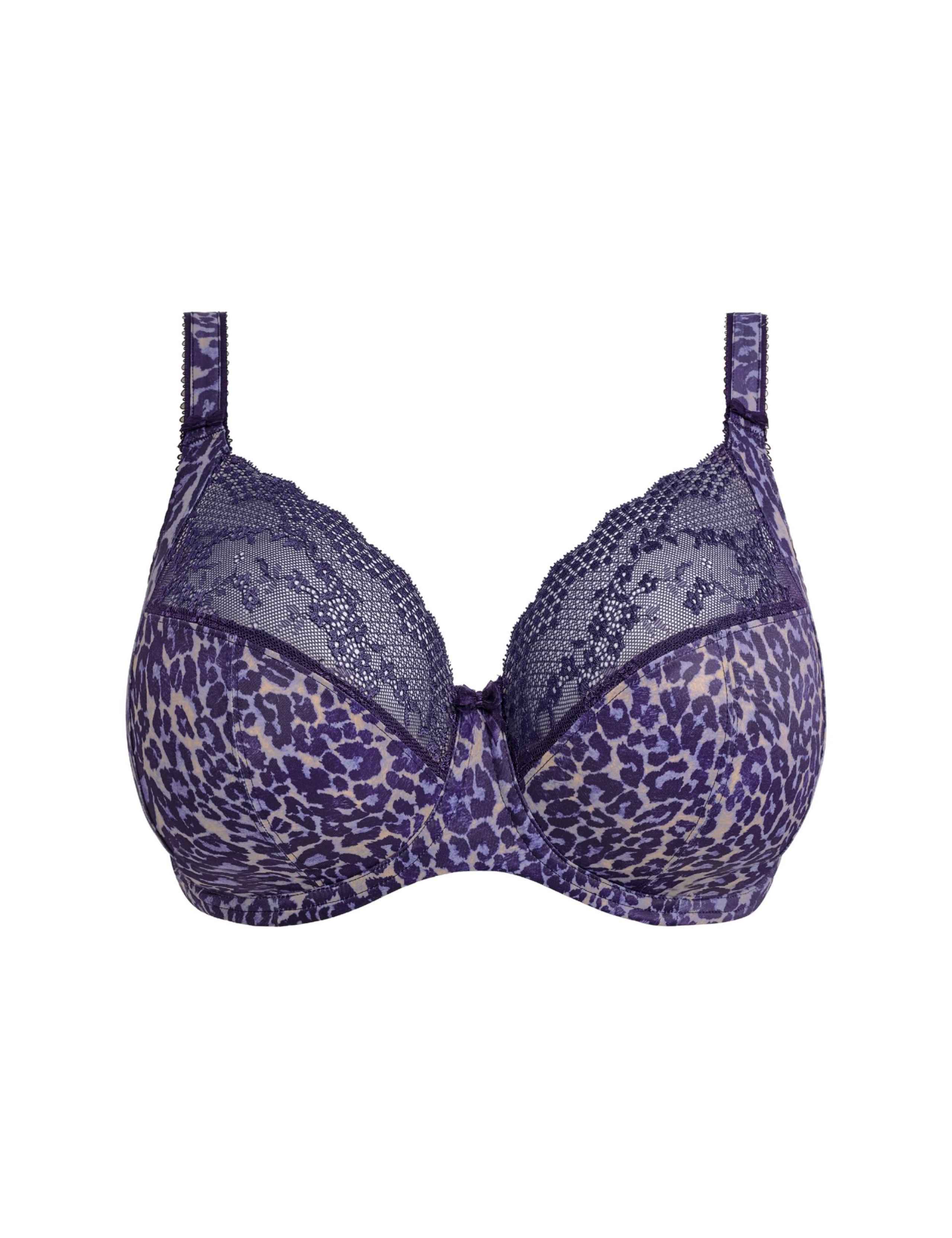 Lucie Floral Wired Plunge Bra DD-JJ 2 of 5