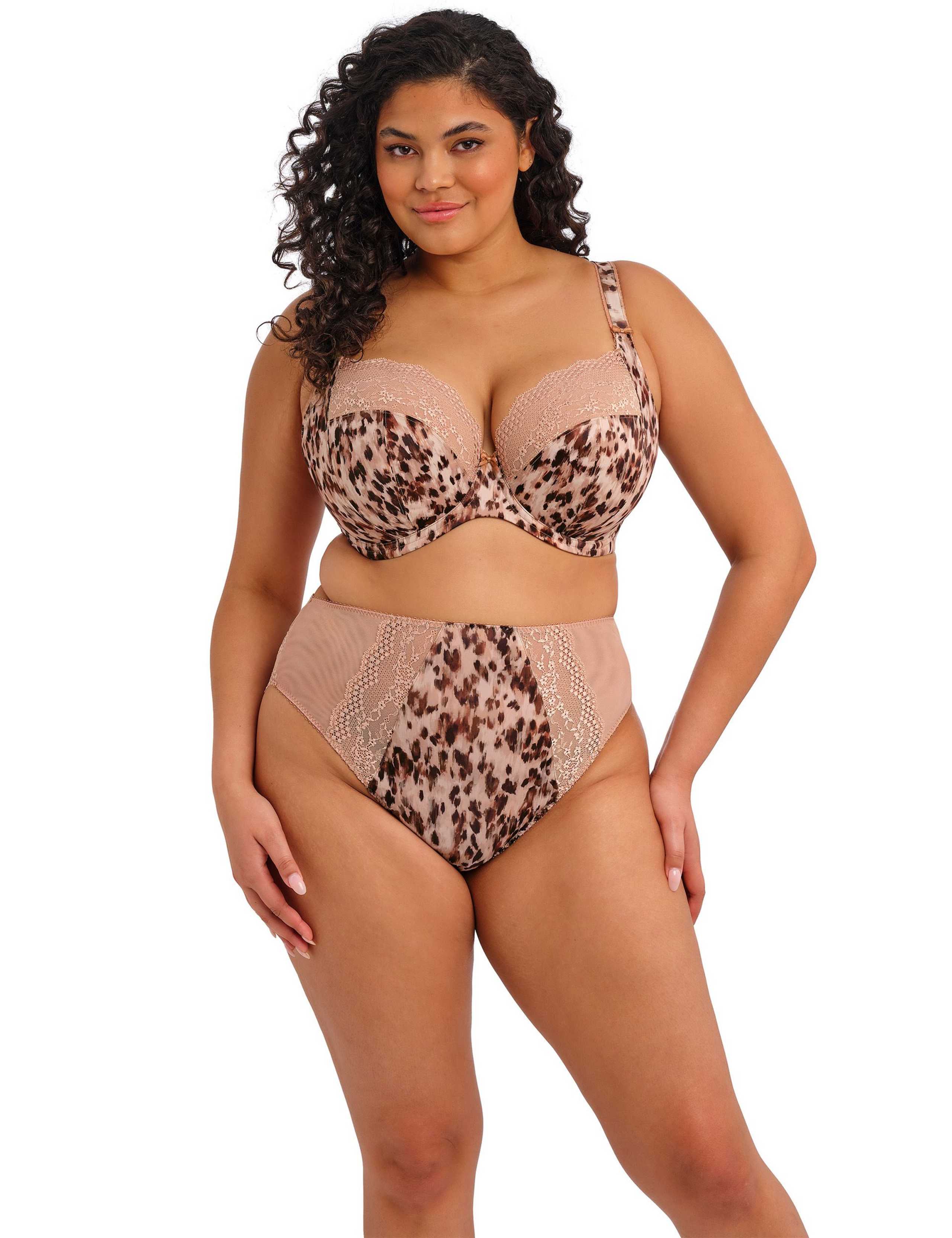 Lucie Floral Wired Plunge Bra DD-JJ 4 of 6
