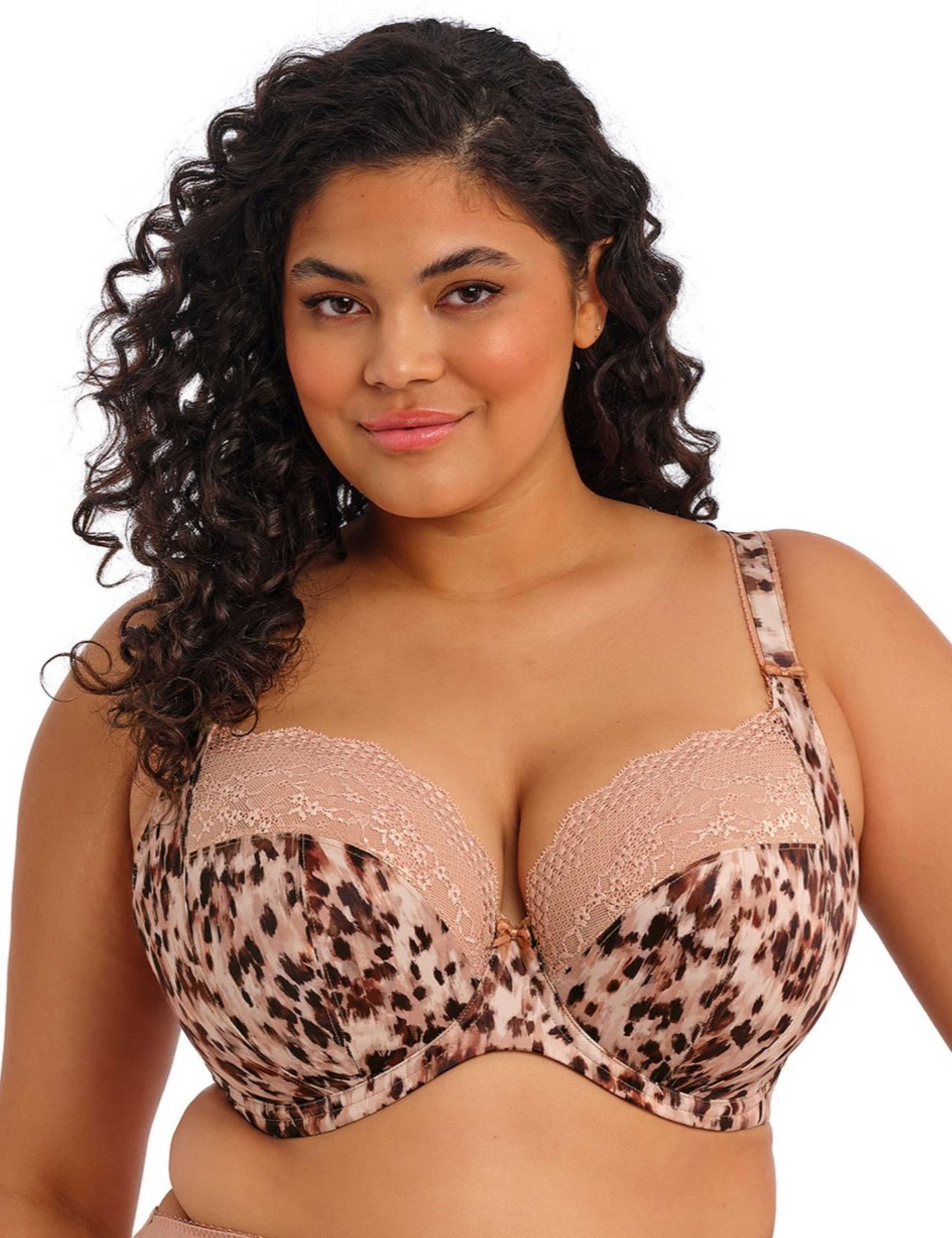 Lucie Floral Wired Plunge Bra DD-JJ 5 of 6