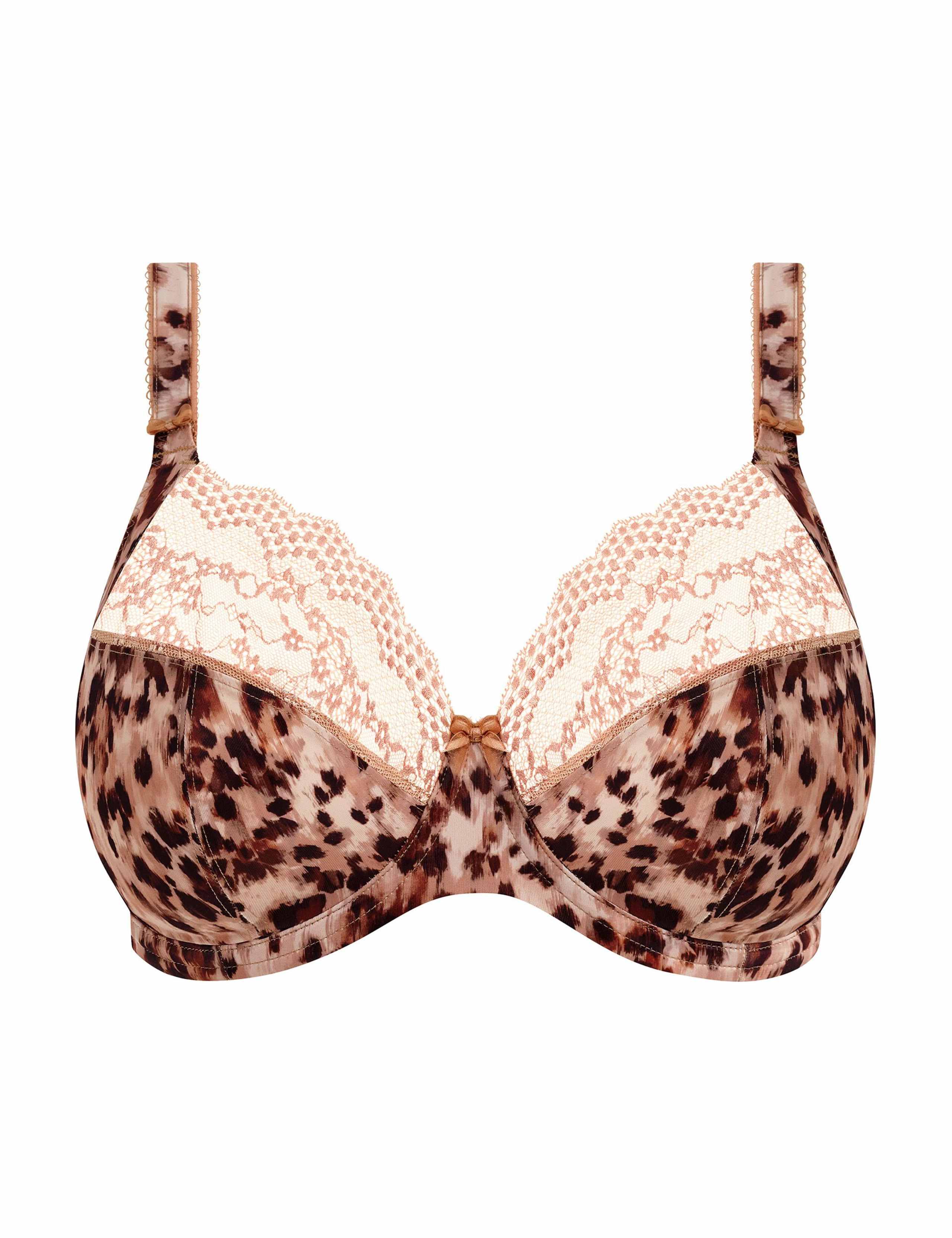 Lucie Floral Wired Plunge Bra DD-JJ 2 of 6