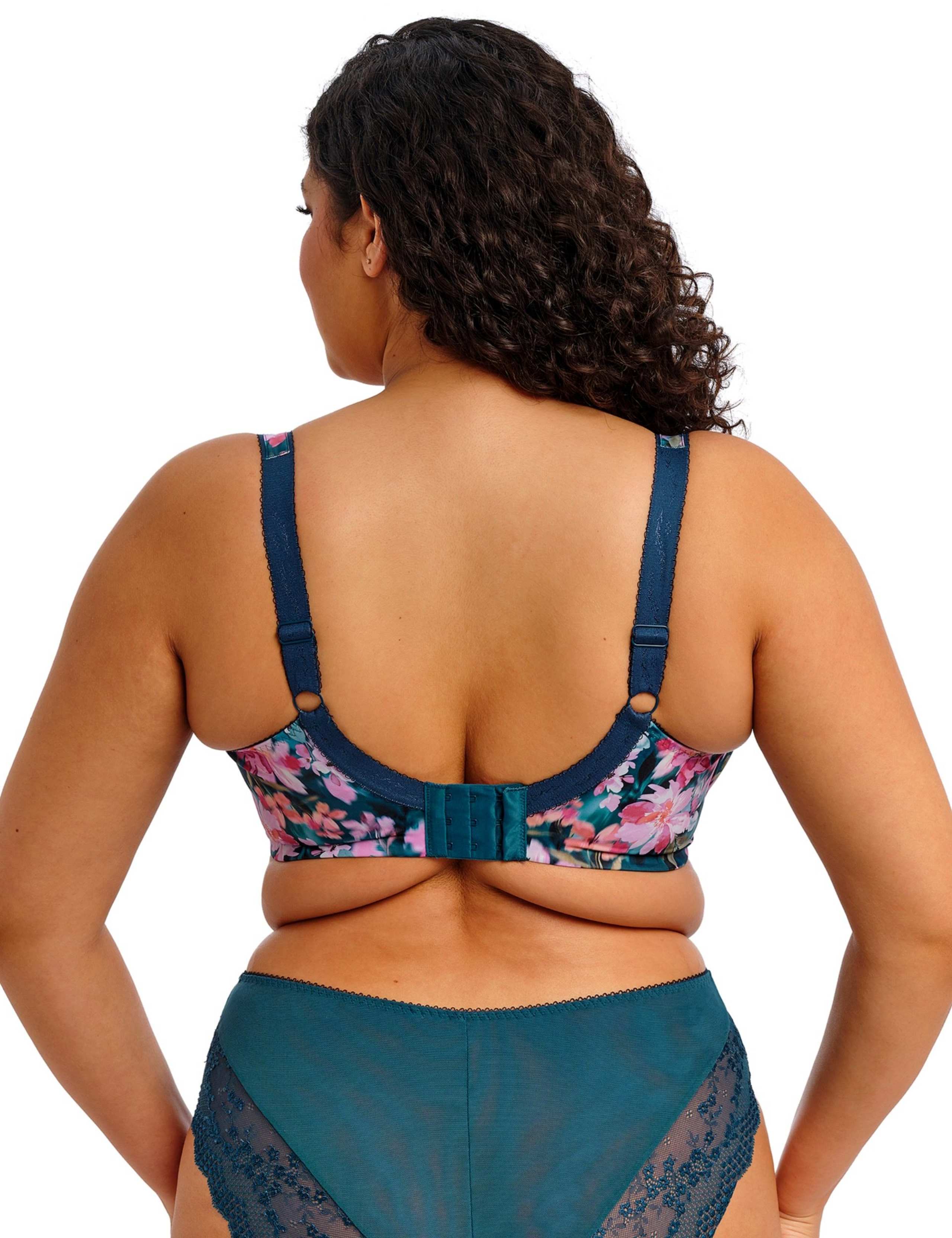 Lucie Floral Wired Plunge Bra DD-JJ 5 of 5