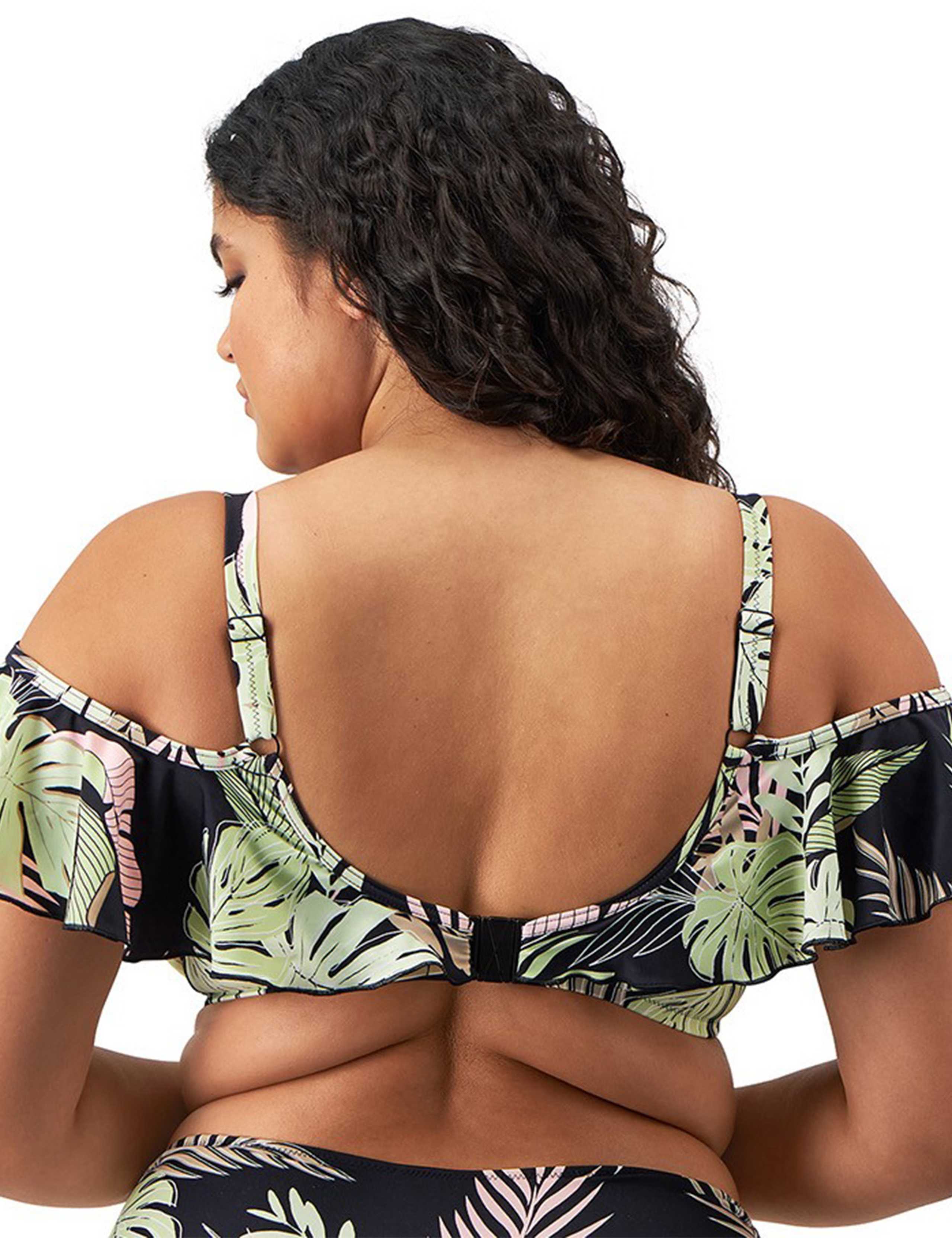 Tropical Retreat Wired Plunge Bikini Top 4 of 7