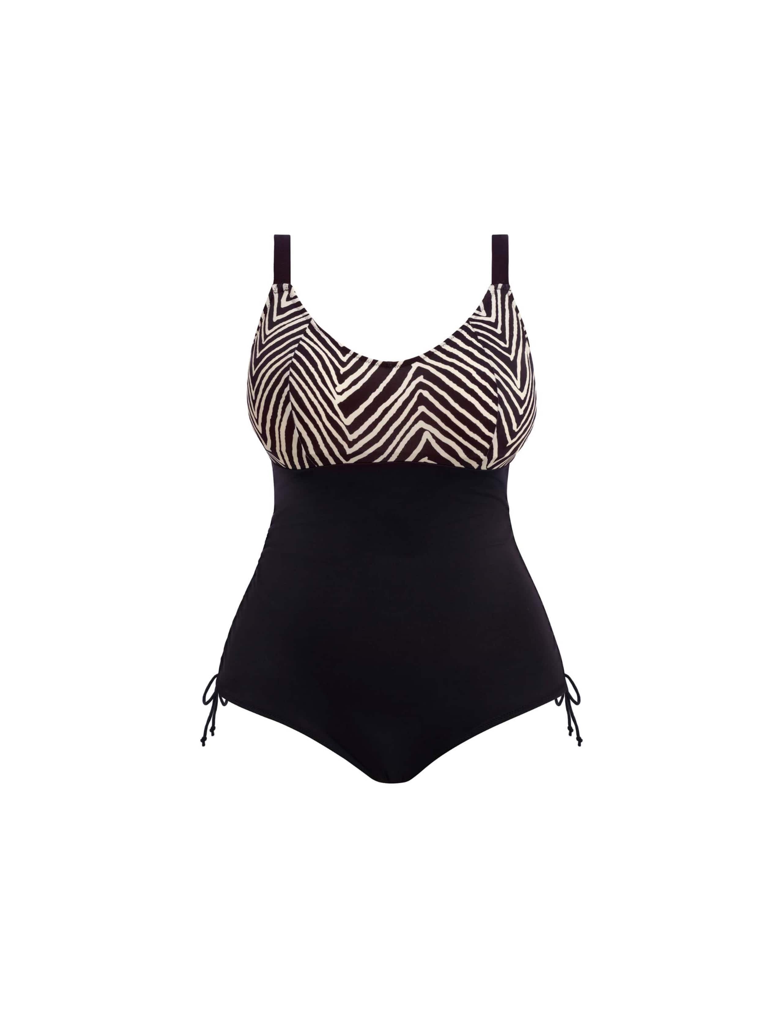 Fiji Falls Striped Scoop Neck Swimsuit 2 of 6