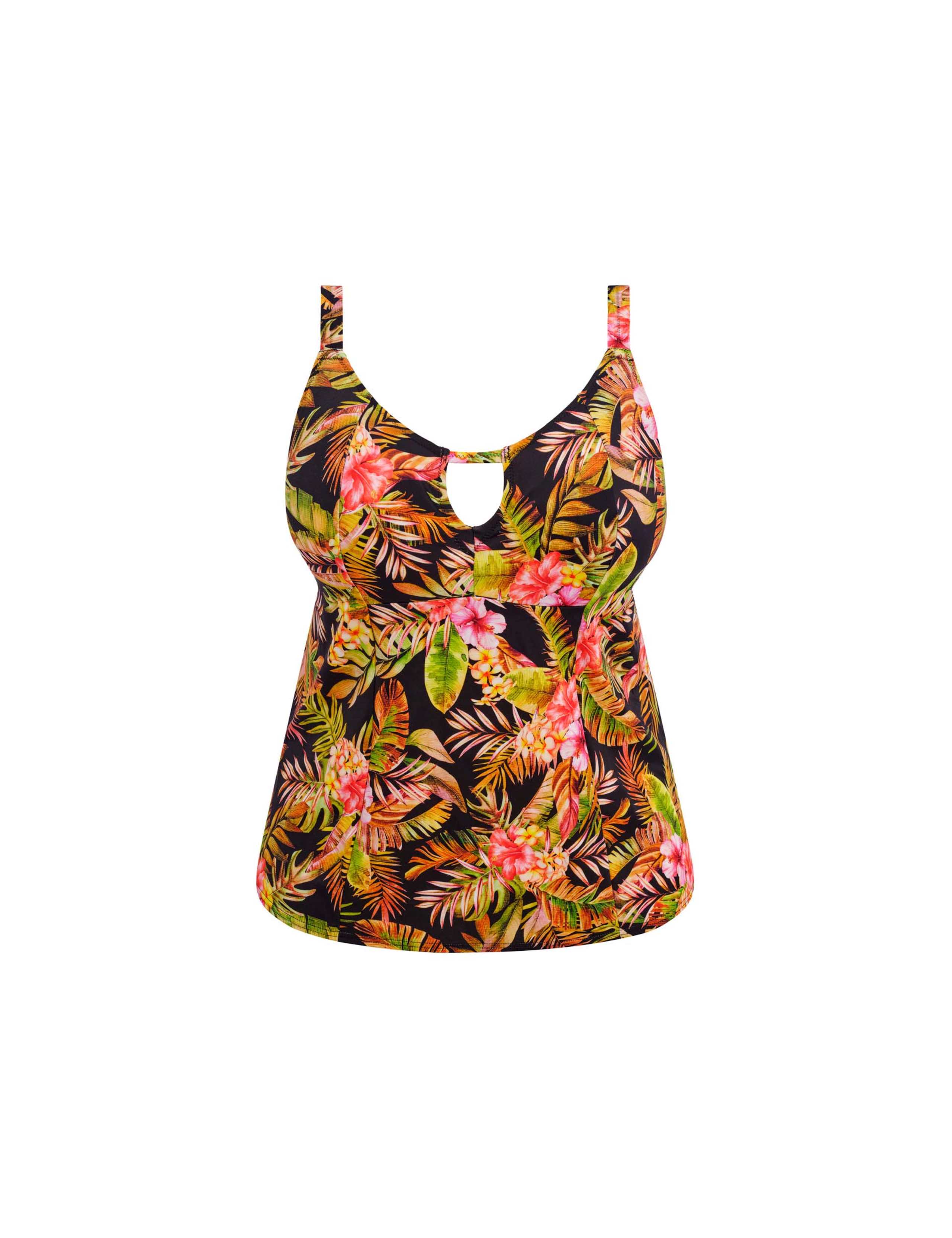 Tiger Valley Tropical Moulded Tankini Top 2 of 5