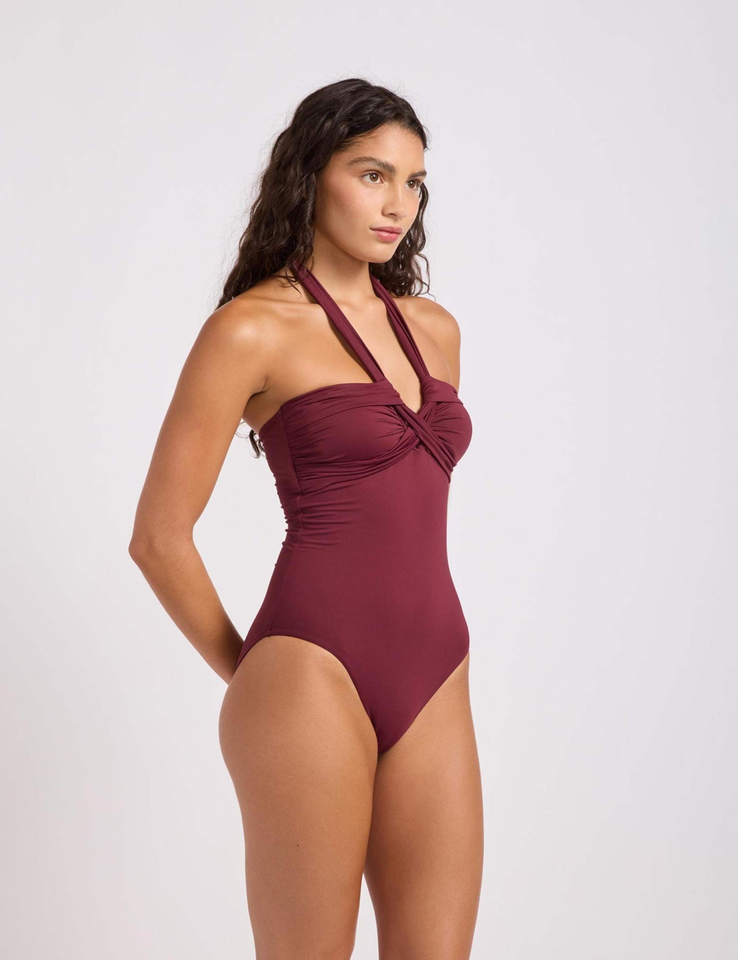 Collective Halterneck Bandeau Swimsuit 2 of 4