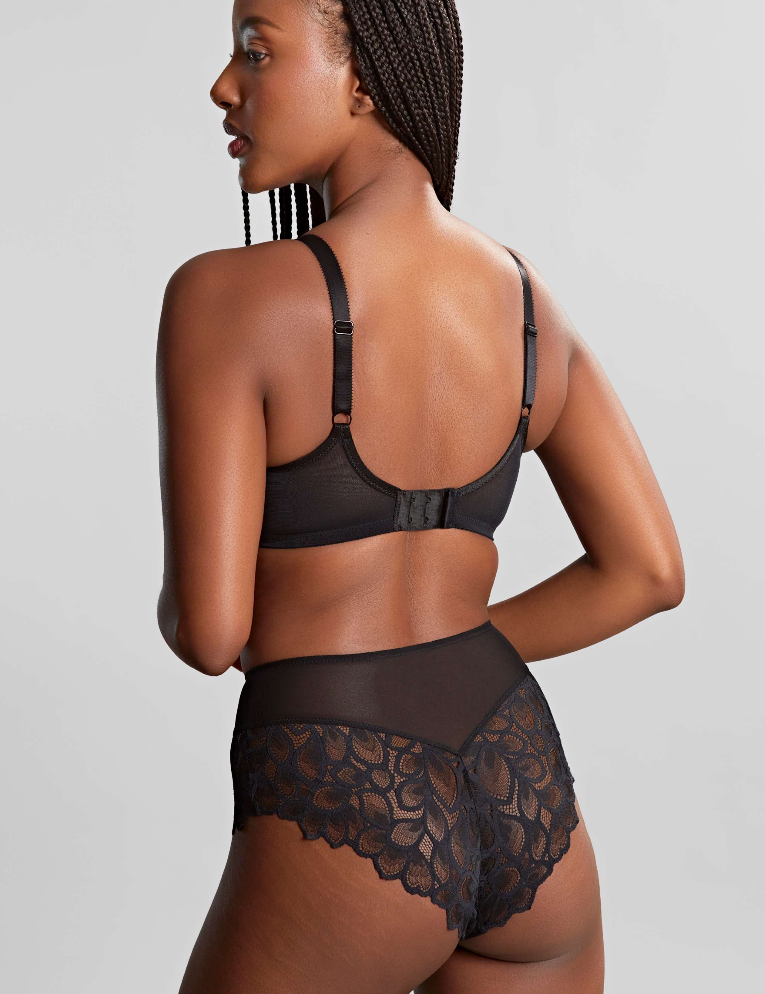 Allure Lace High Waisted Brazilian Knickers 3 of 3