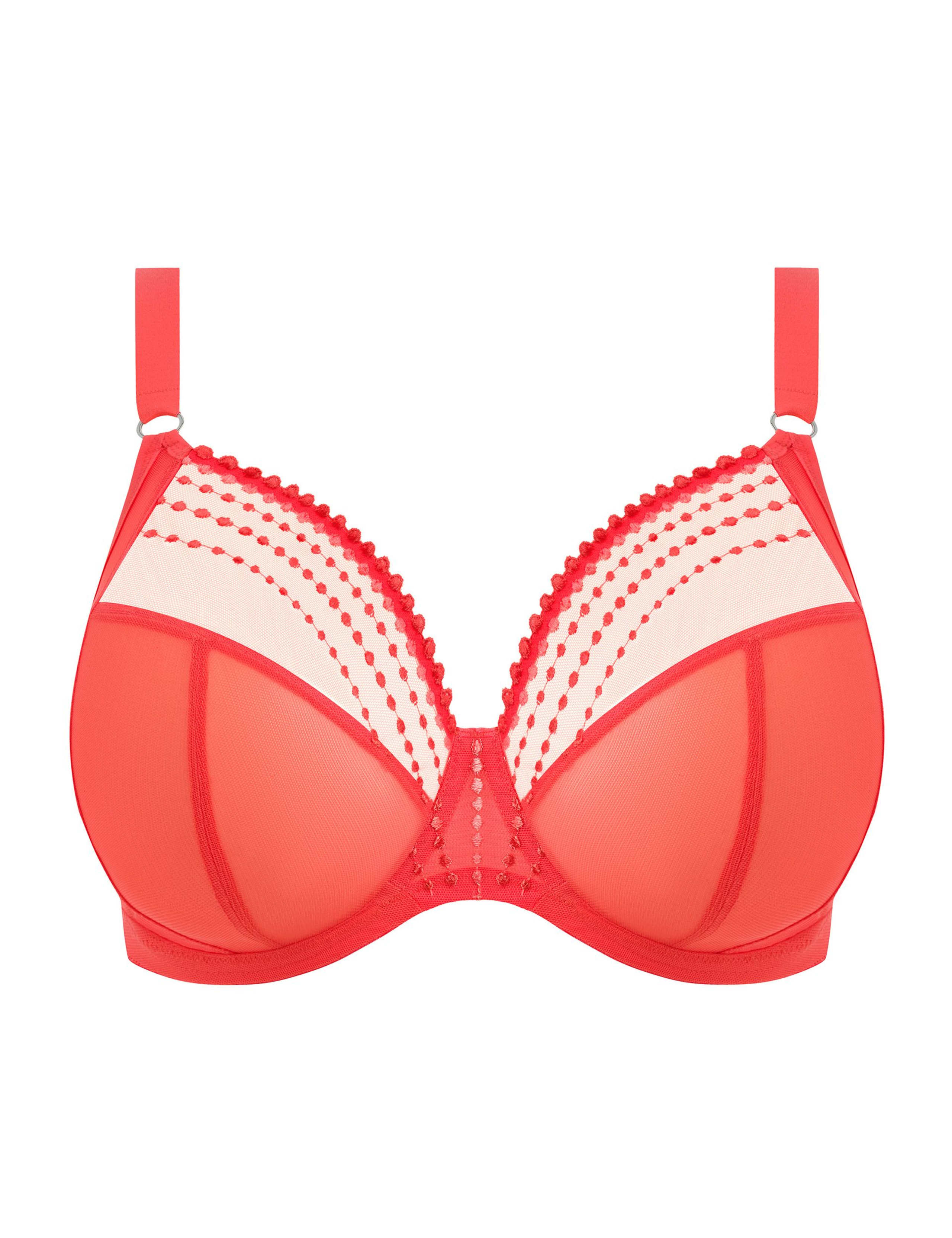 Matilda Embroidered Wired Plunge Bra (DD-JJ) 2 of 7