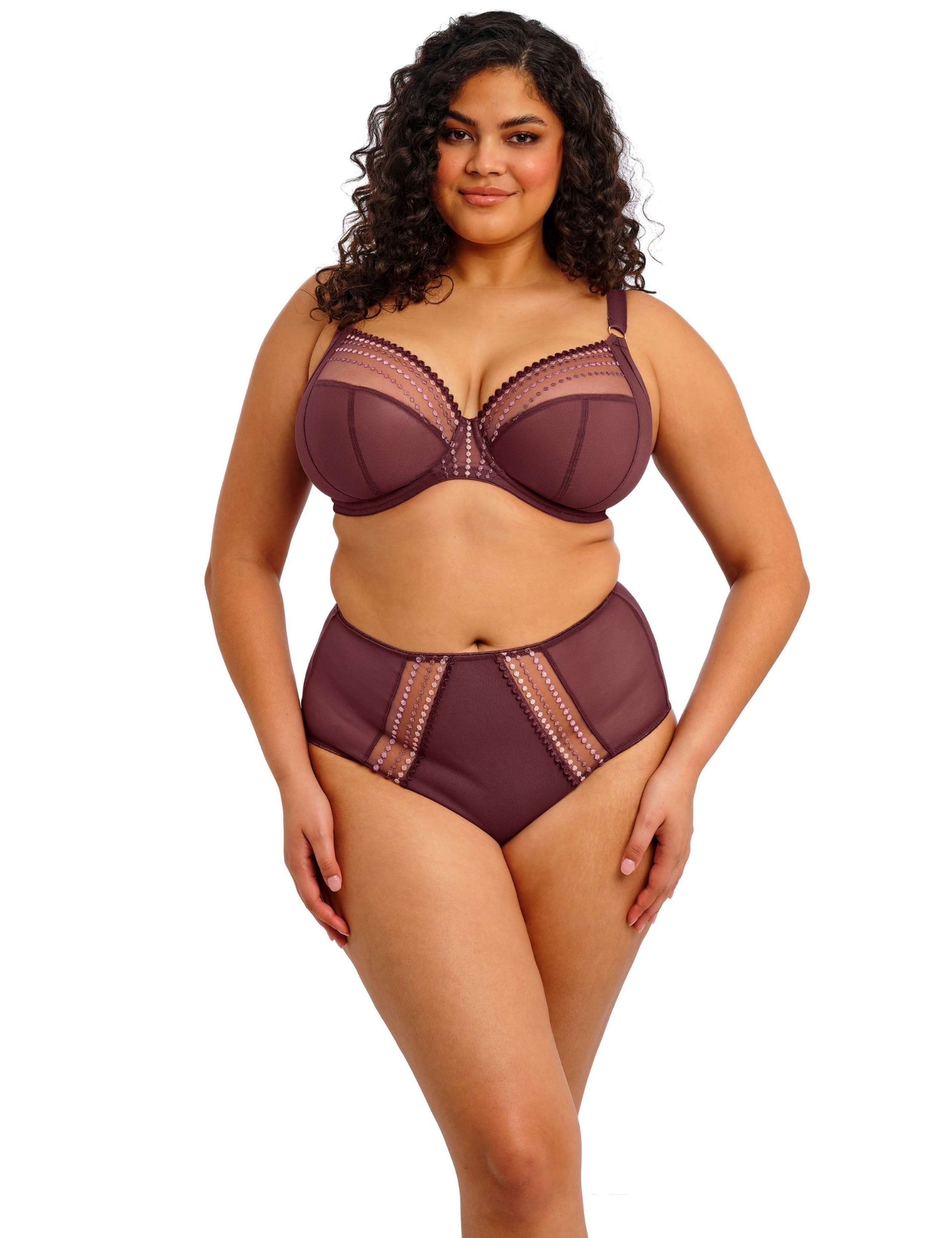 Matilda Embroidered Wired Plunge Bra (DD-JJ) 3 of 6
