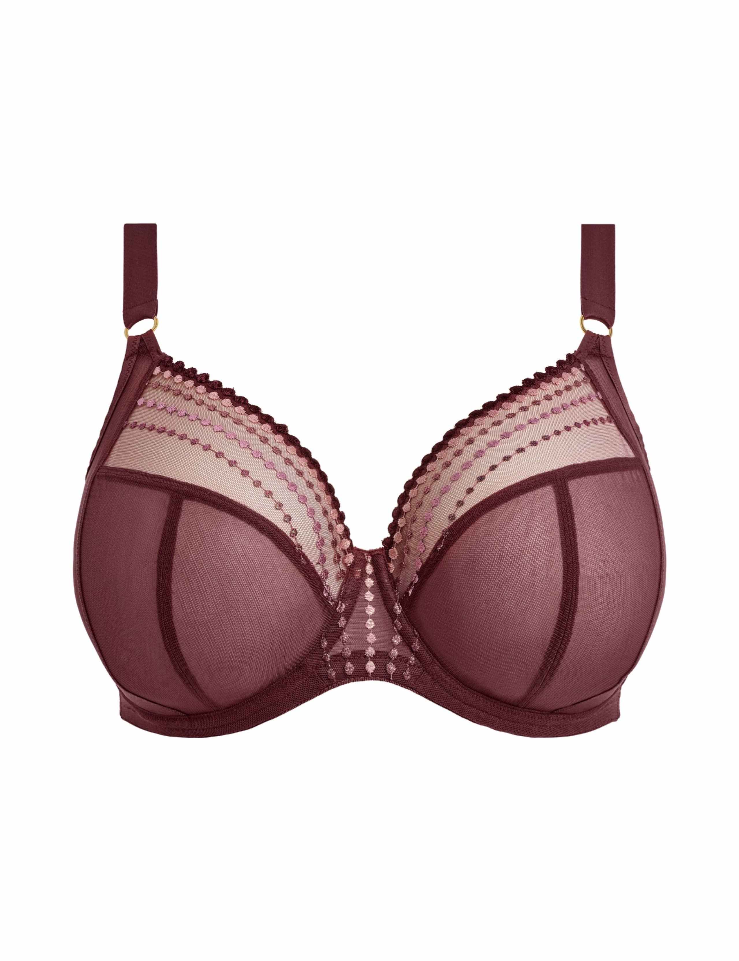 Matilda Embroidered Wired Plunge Bra (DD-JJ) 2 of 6