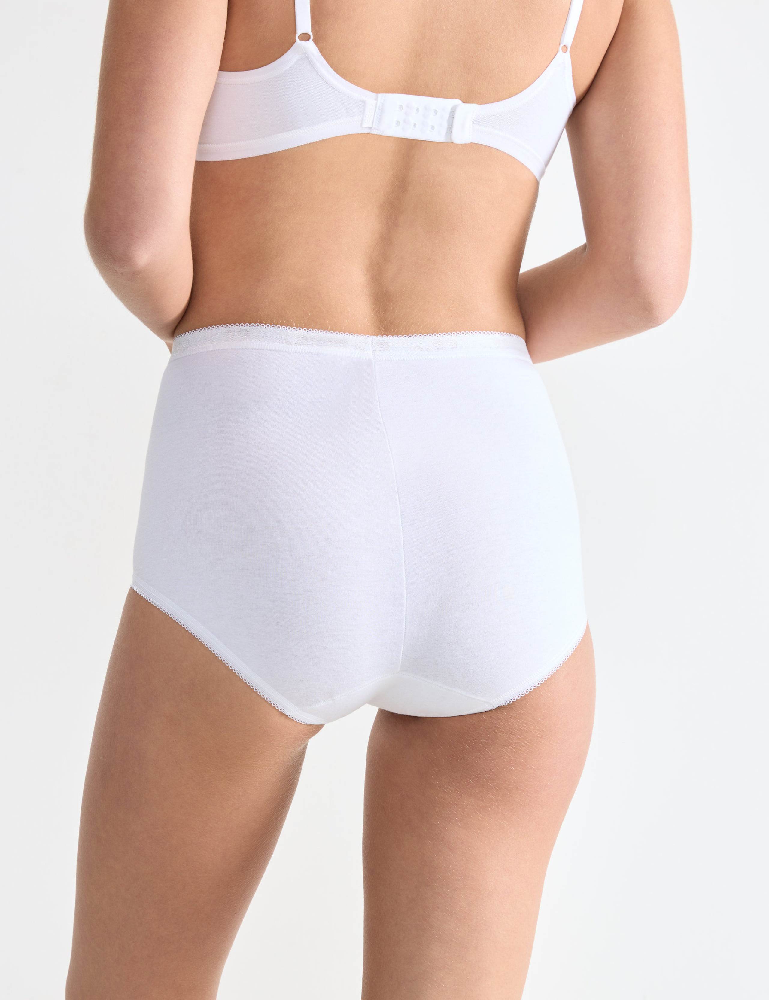6 pk Cotton Rich High Waisted Full Briefs 4 of 5