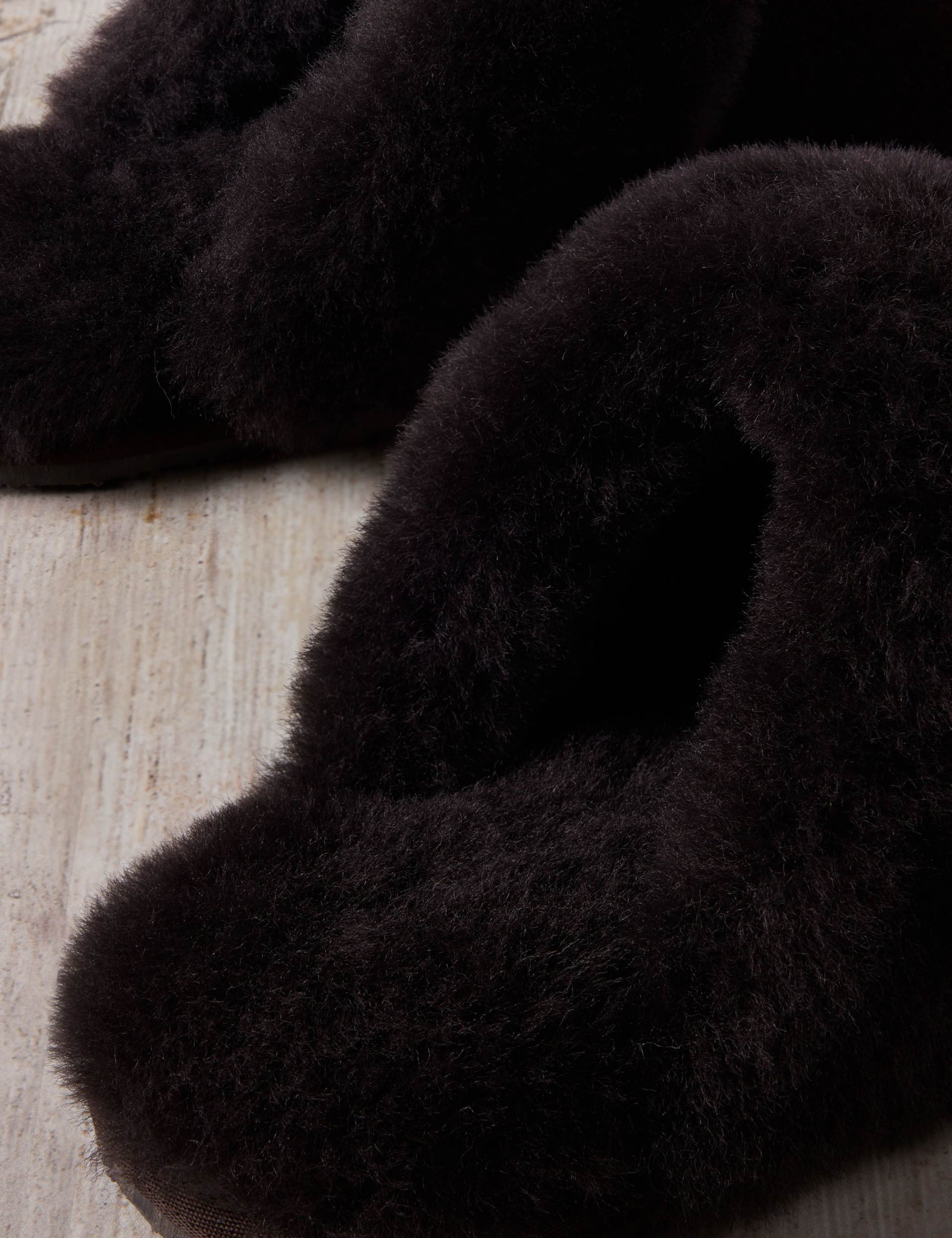Suede Sheepskin Dome Mule Slippers 3 of 5