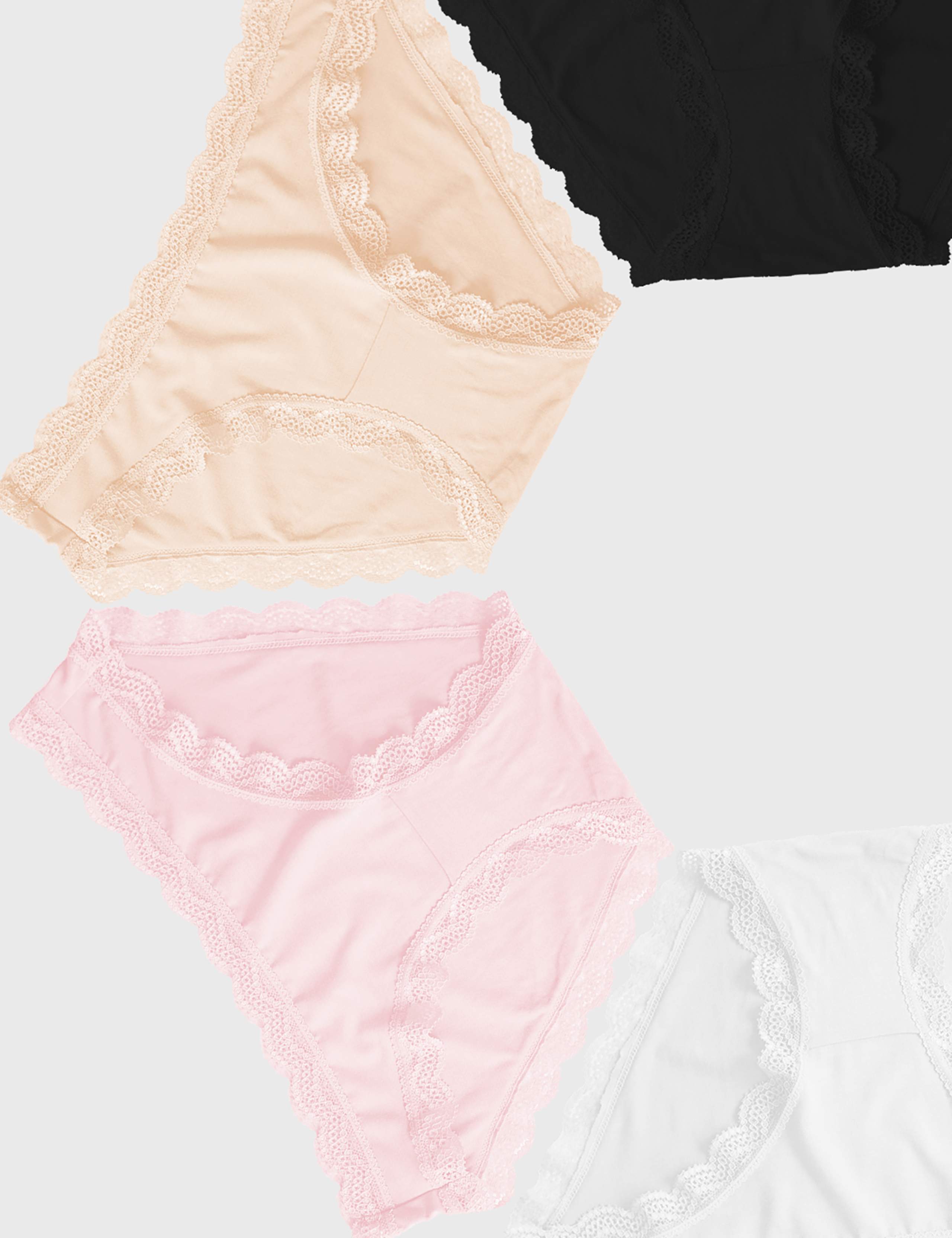 4pk Modal Rich Bikini Knickers 7 of 10