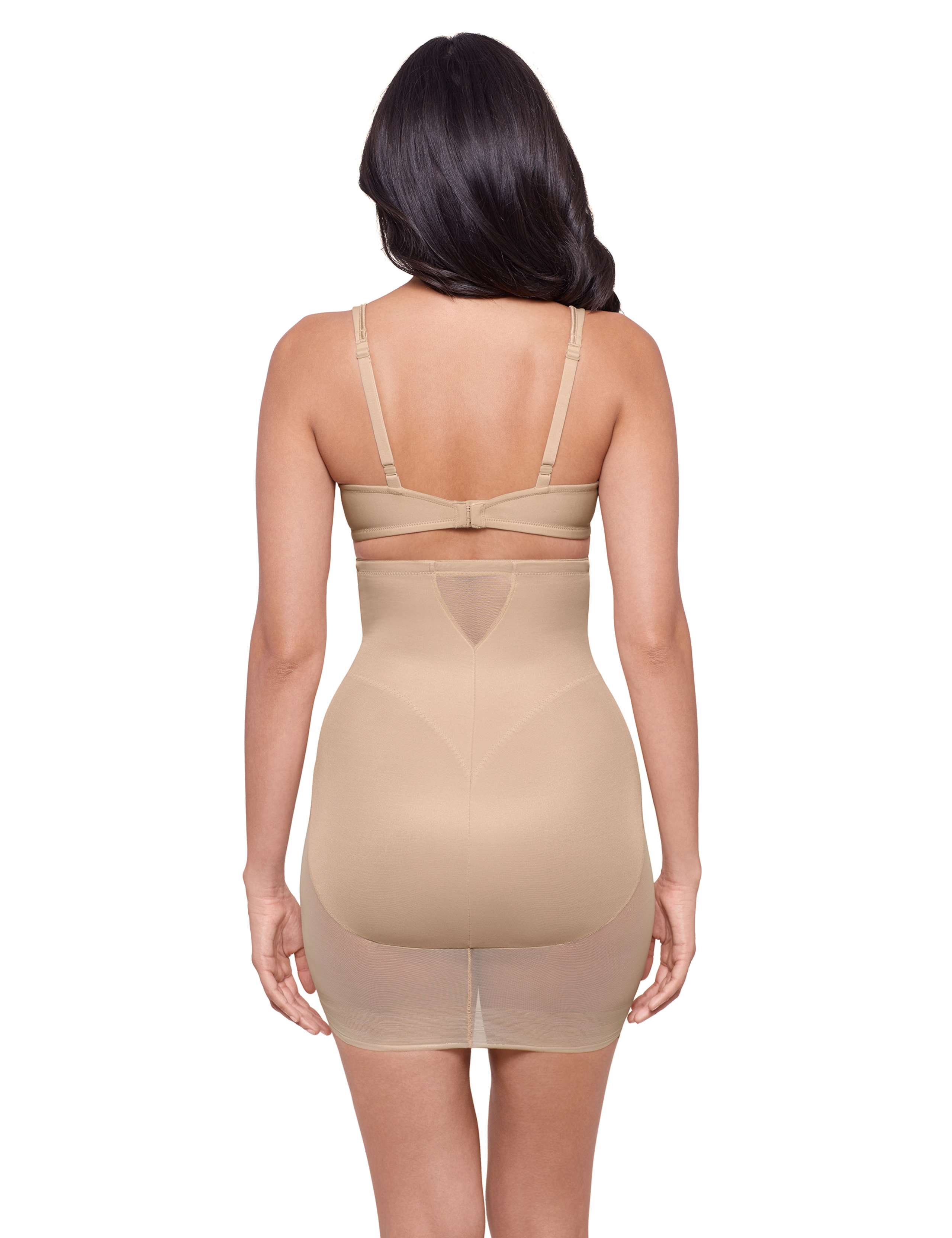 Sexy Sheer Firm Control High-Waisted Sheer Panelled Shaping Slip 4 of 5