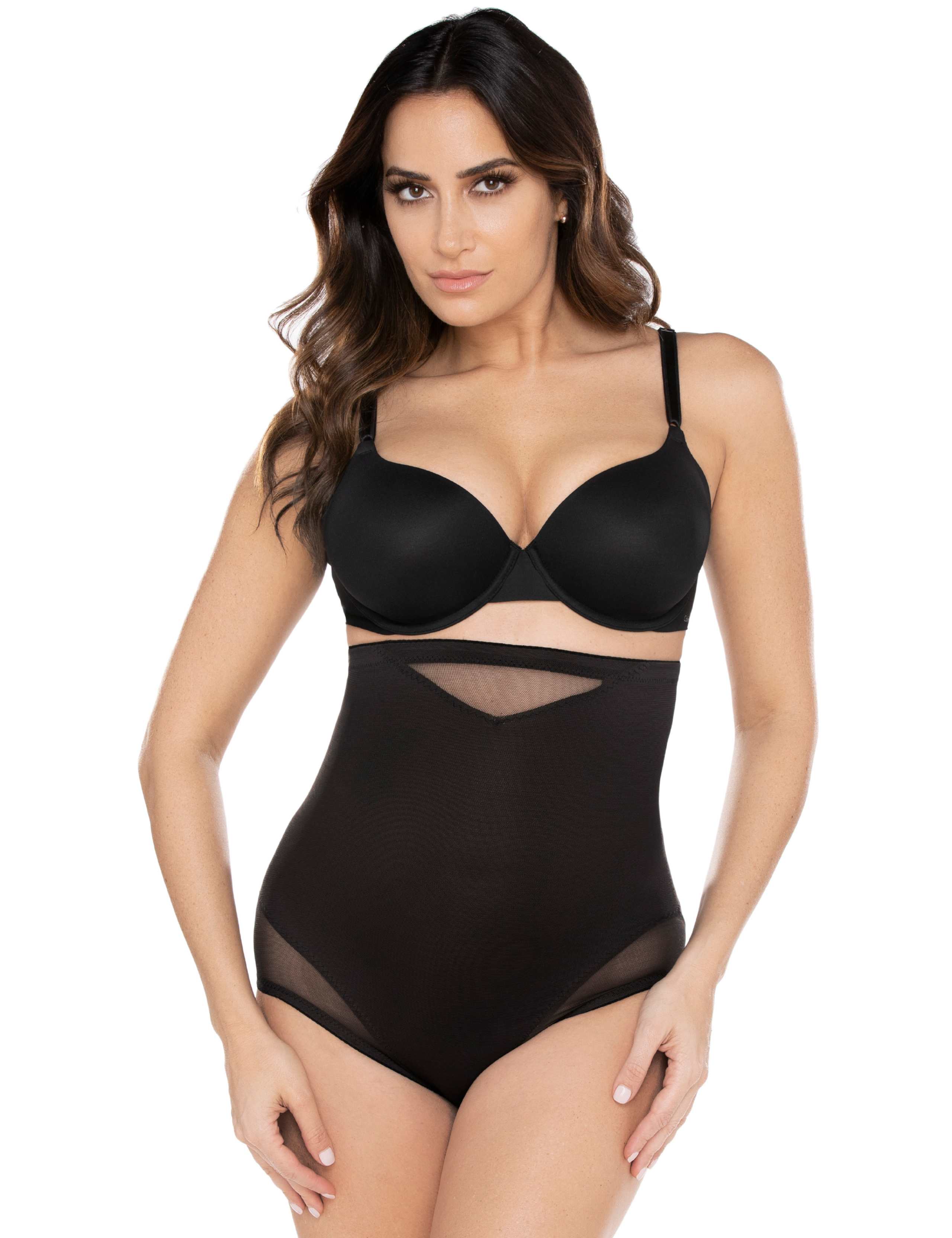 Sexy Sheer Firm Control Sheer High-Waisted Shaping Knickers 2 of 4