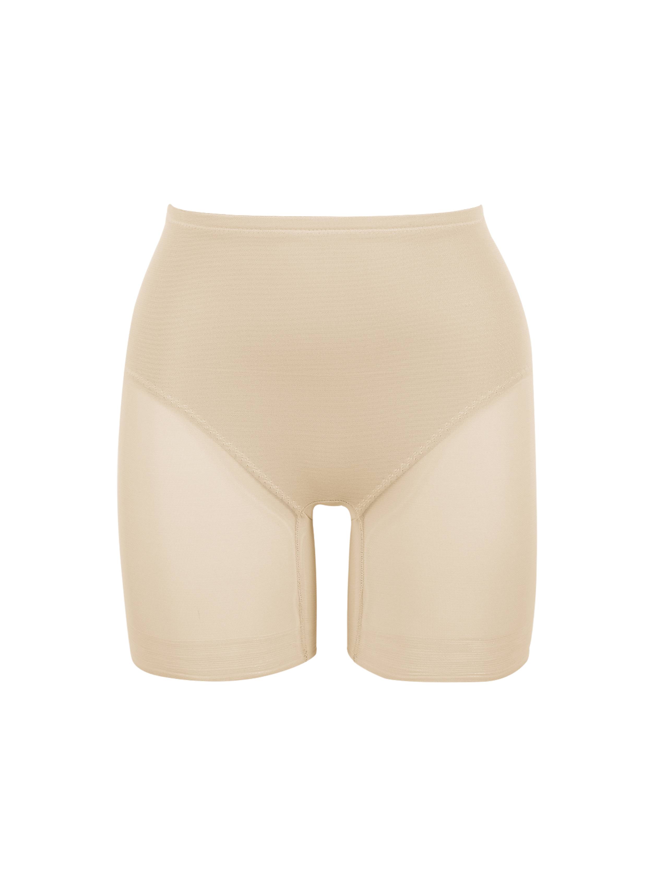 Sexy Sheer Firm Control Shaping Sheer Panelled Shorts 2 of 4