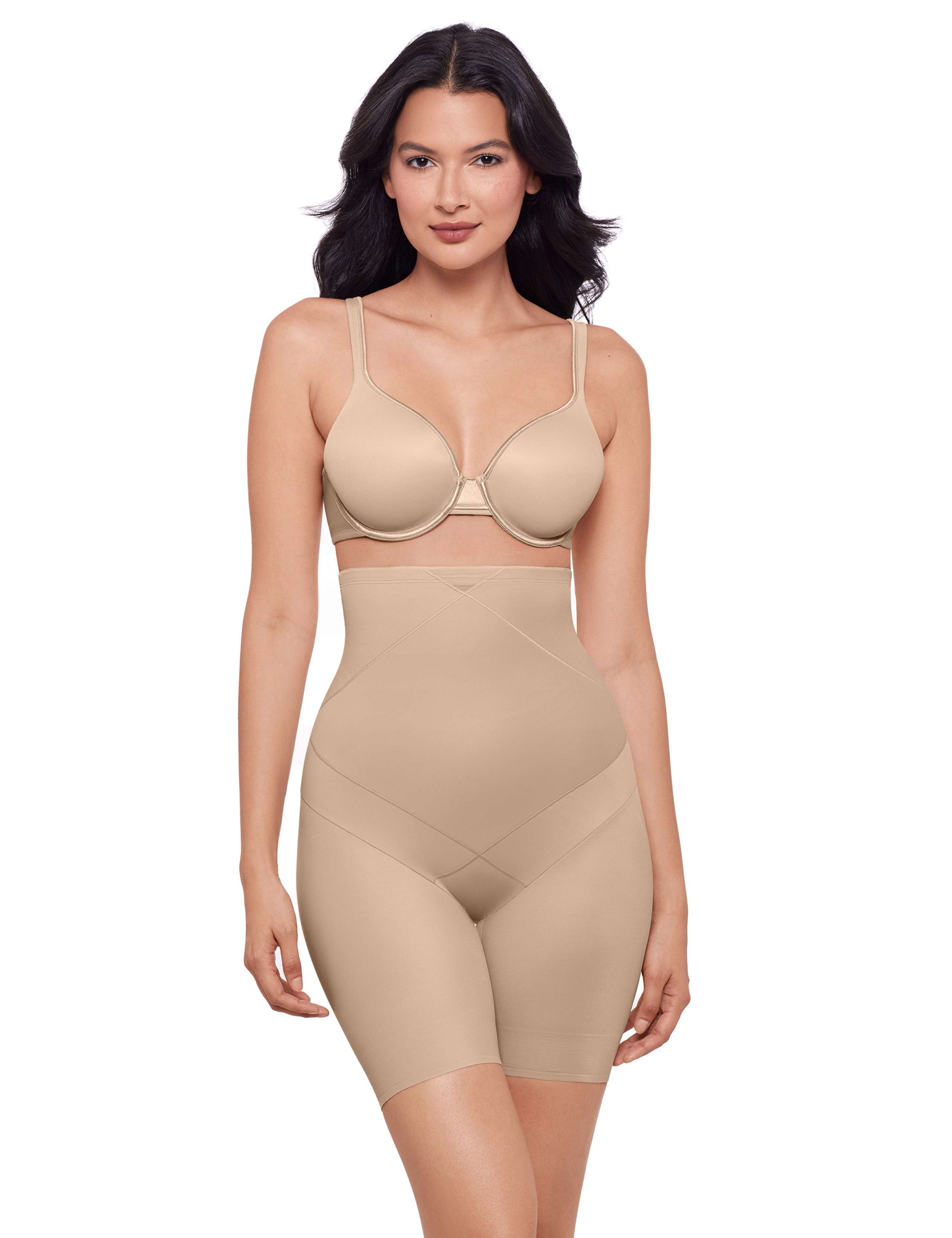 Extra Firm Control High-Waisted Thigh Slimmer Shorts 1 of 6