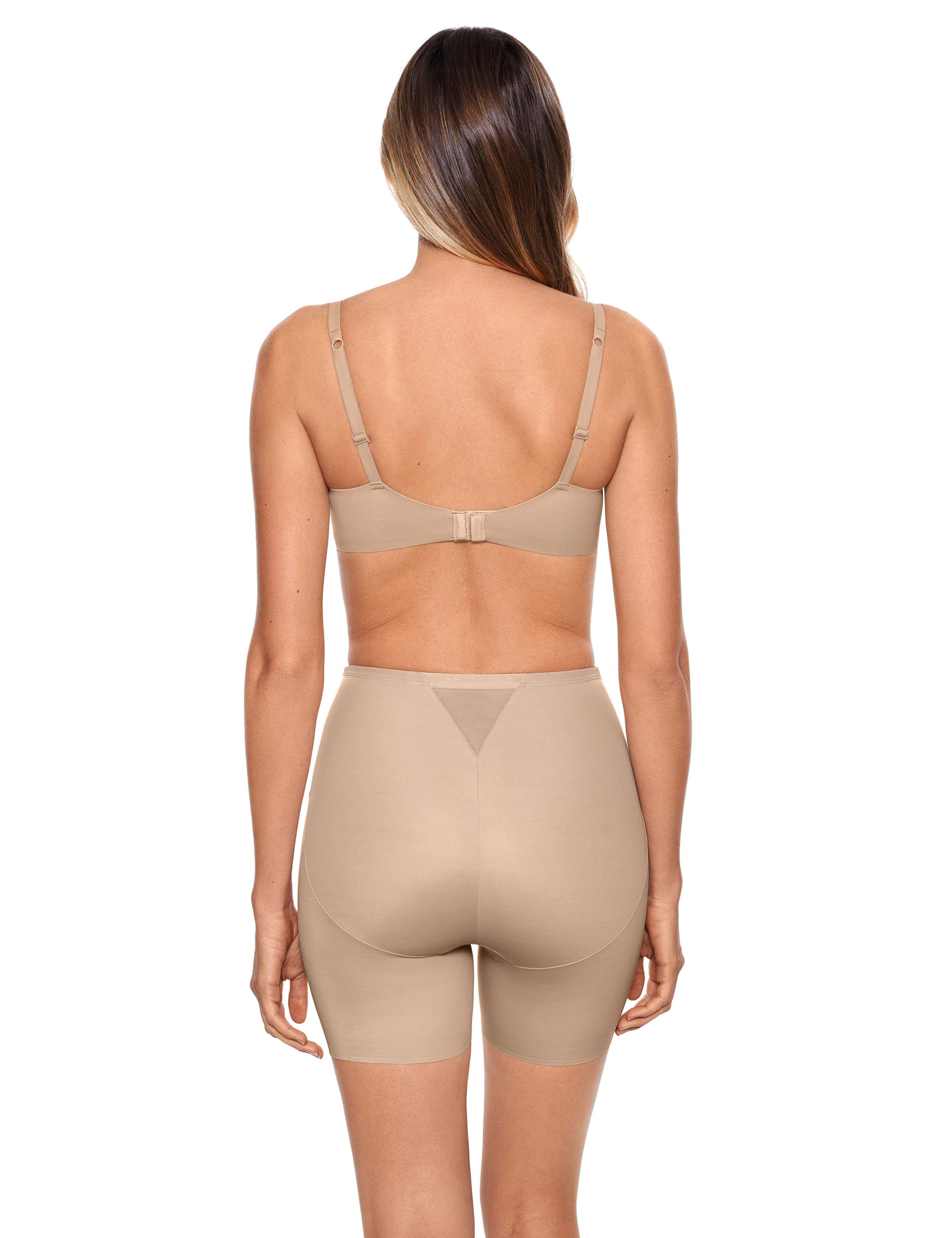 Extra Firm Control Sheer Panelled Shaping Shorts 3 of 5