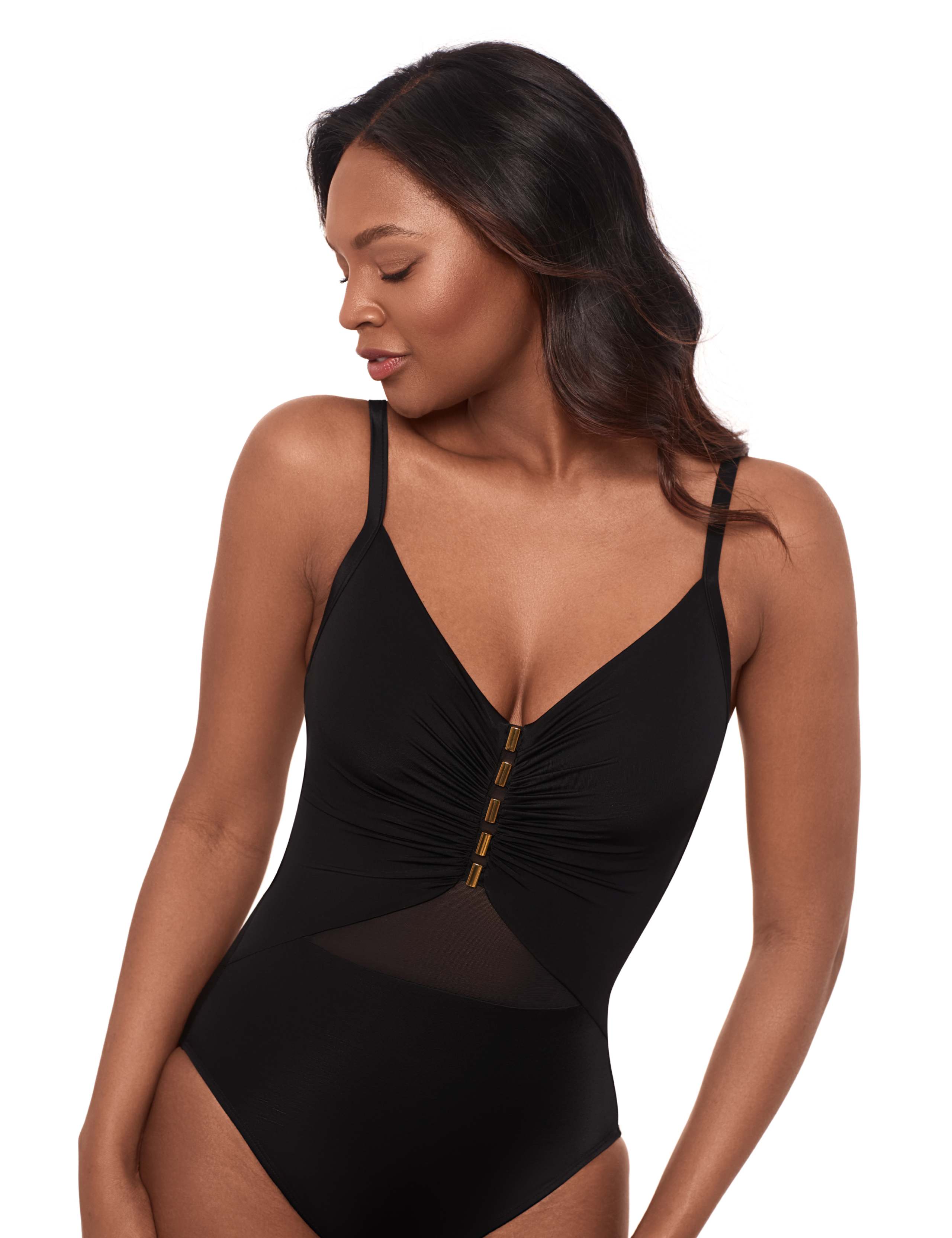Extra Firm Control Wired V-Neck Swimsuit 5 of 6