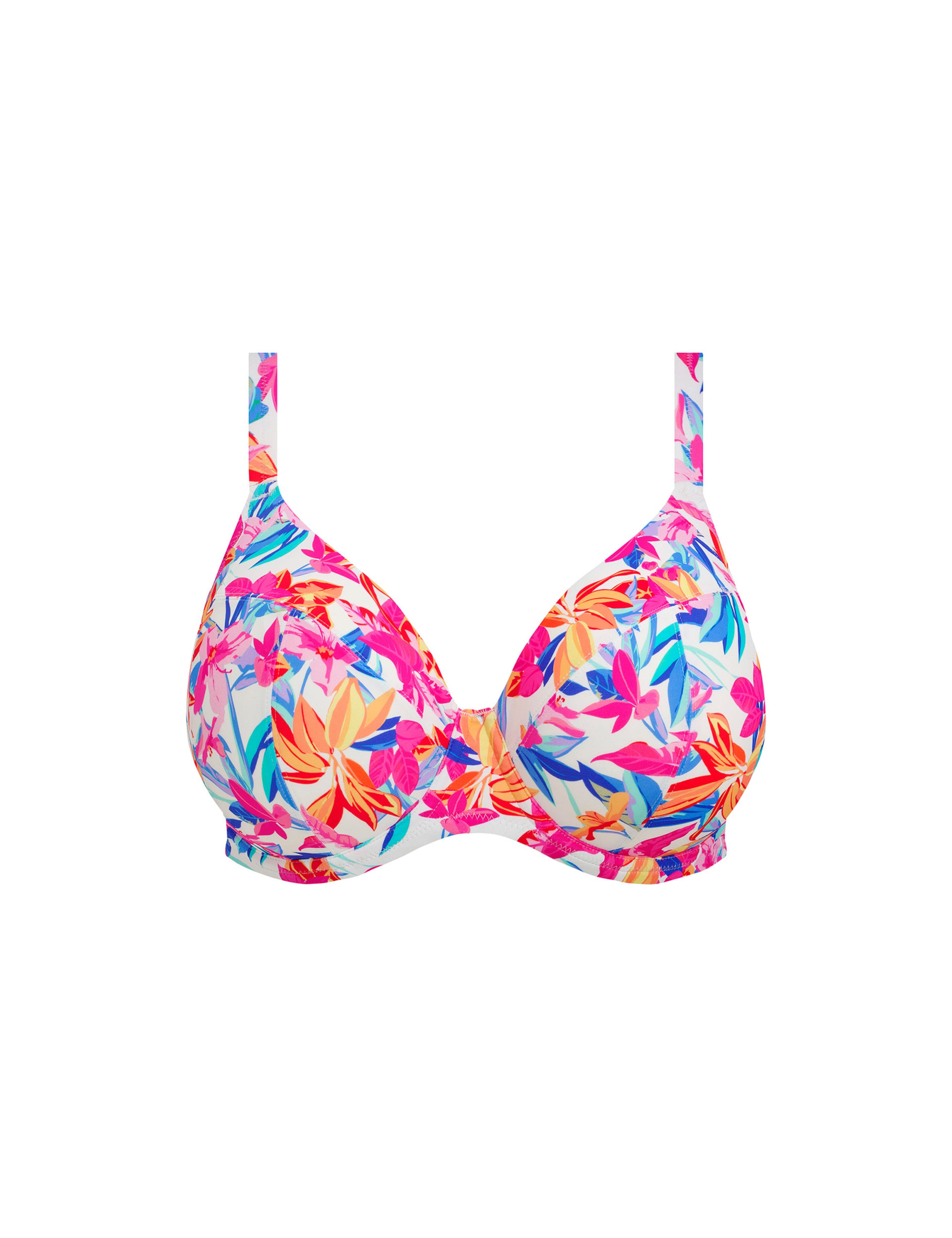 Savaneta Floral Wired Plunge Bikini Top 2 of 2