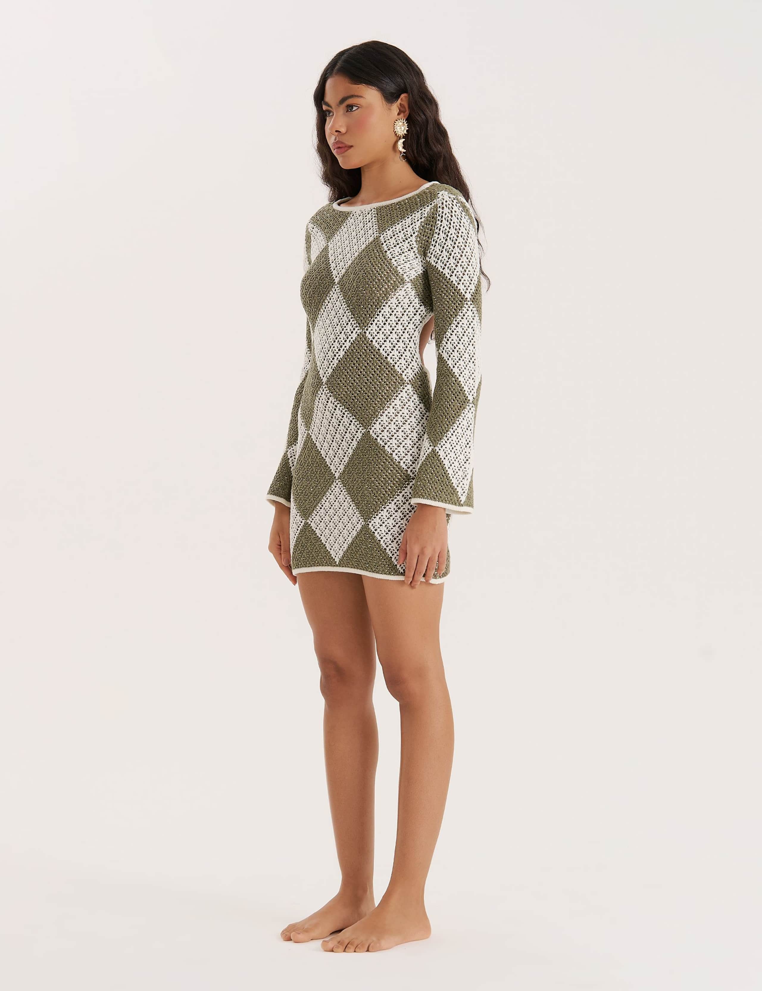 Florina Crochet Open Back Dress 4 of 4