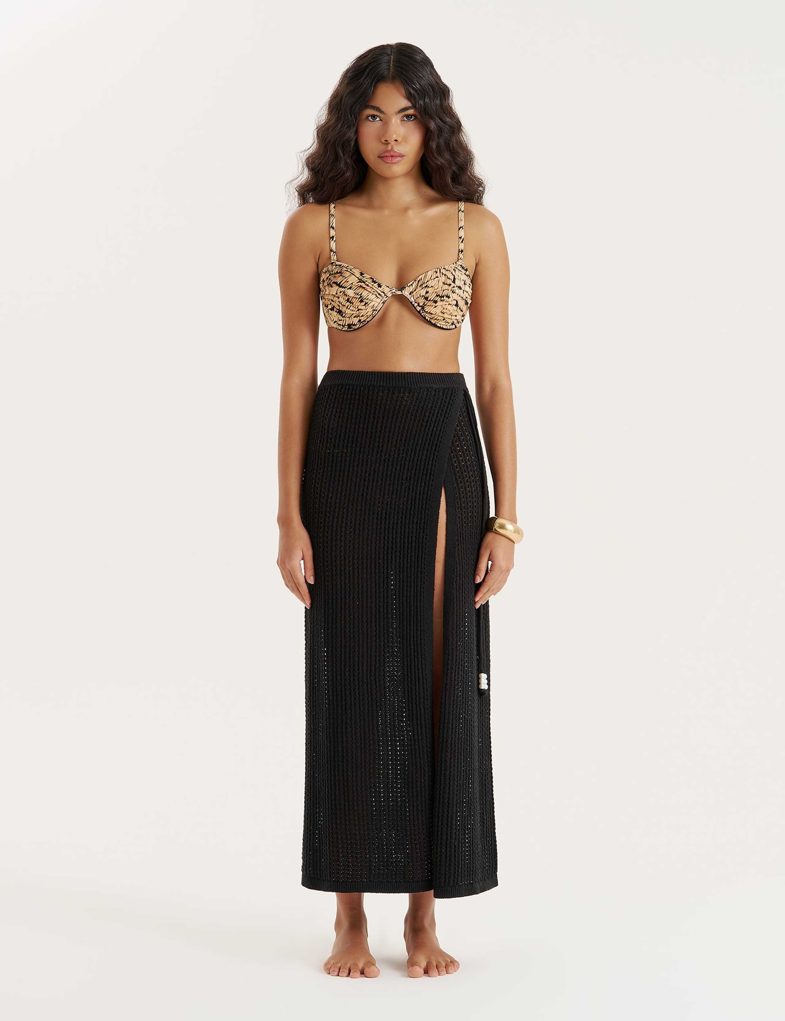 Cotton Rich Knitted Wrap Beach Skirt 4 of 5