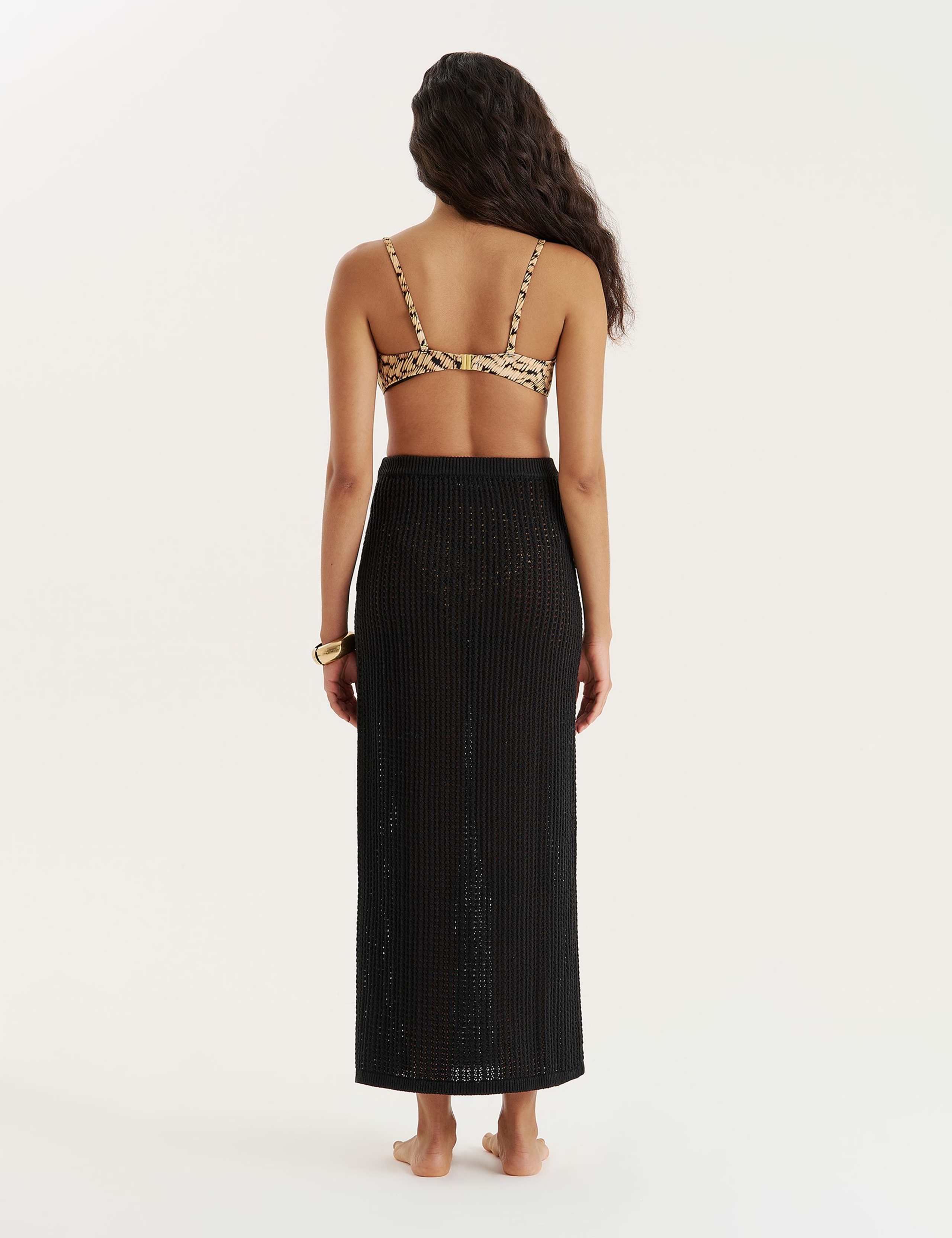 Cotton Rich Knitted Wrap Beach Skirt 5 of 5