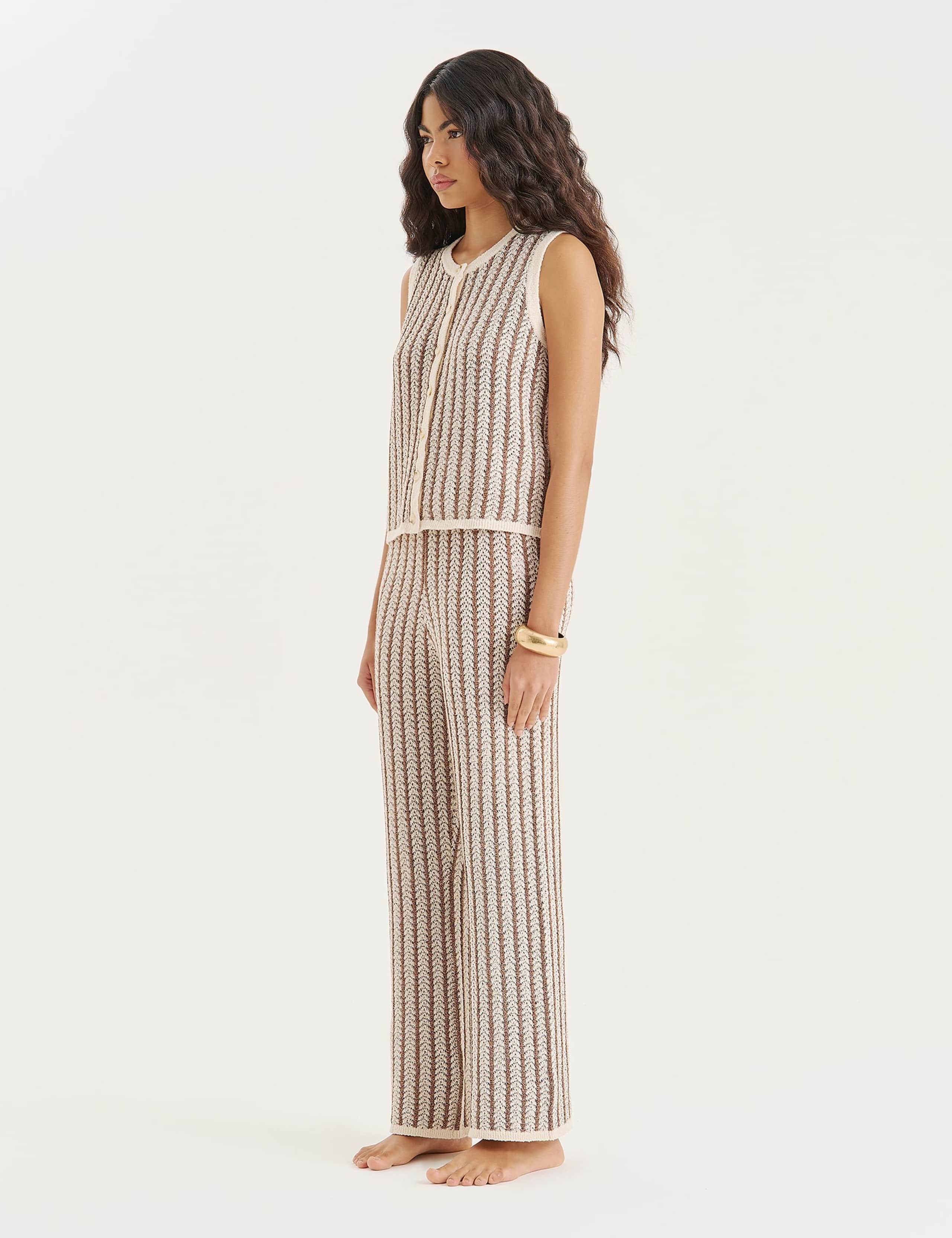 Striped Knitted Trousers 3 of 4