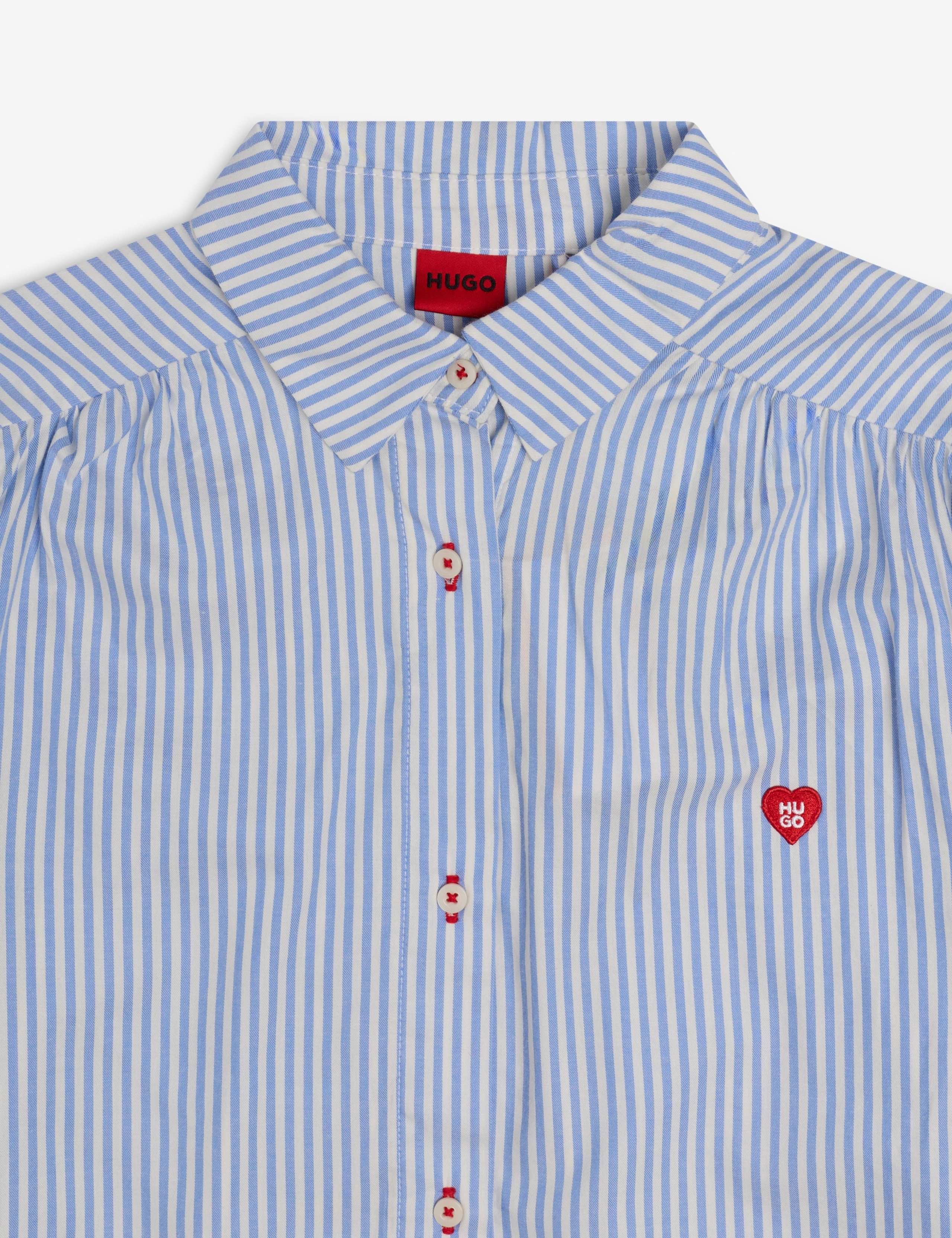 Cotton Rich Striped Pyjama Top 2 of 2