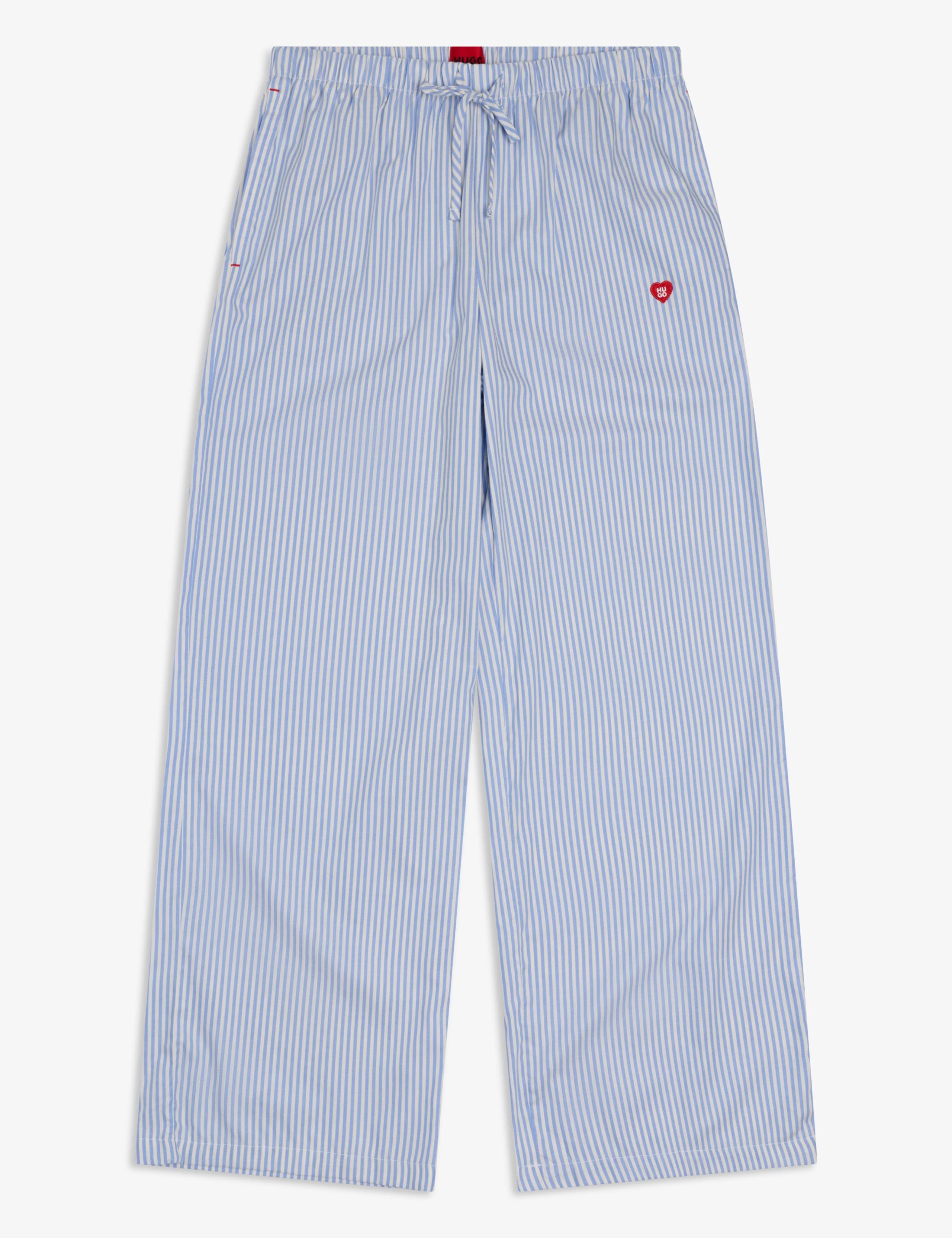 Cotton Rich Striped Pyjama Bottoms 1 of 4