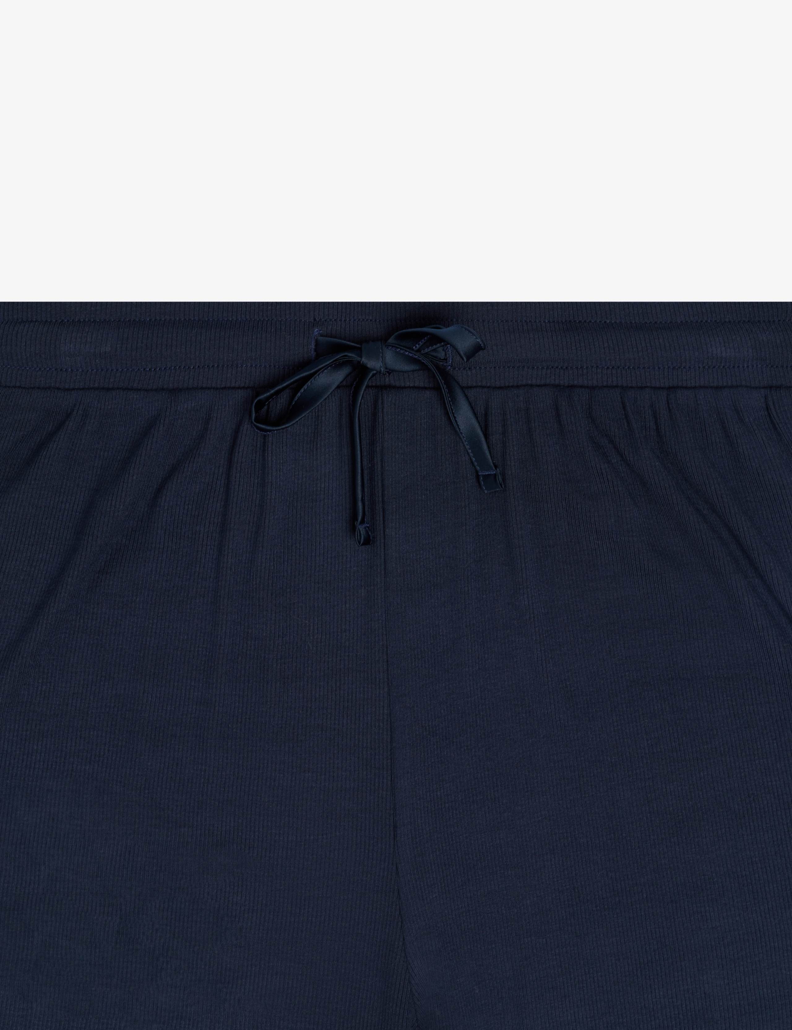 Modal Rich Ribbed Pyjama Bottoms 2 of 3
