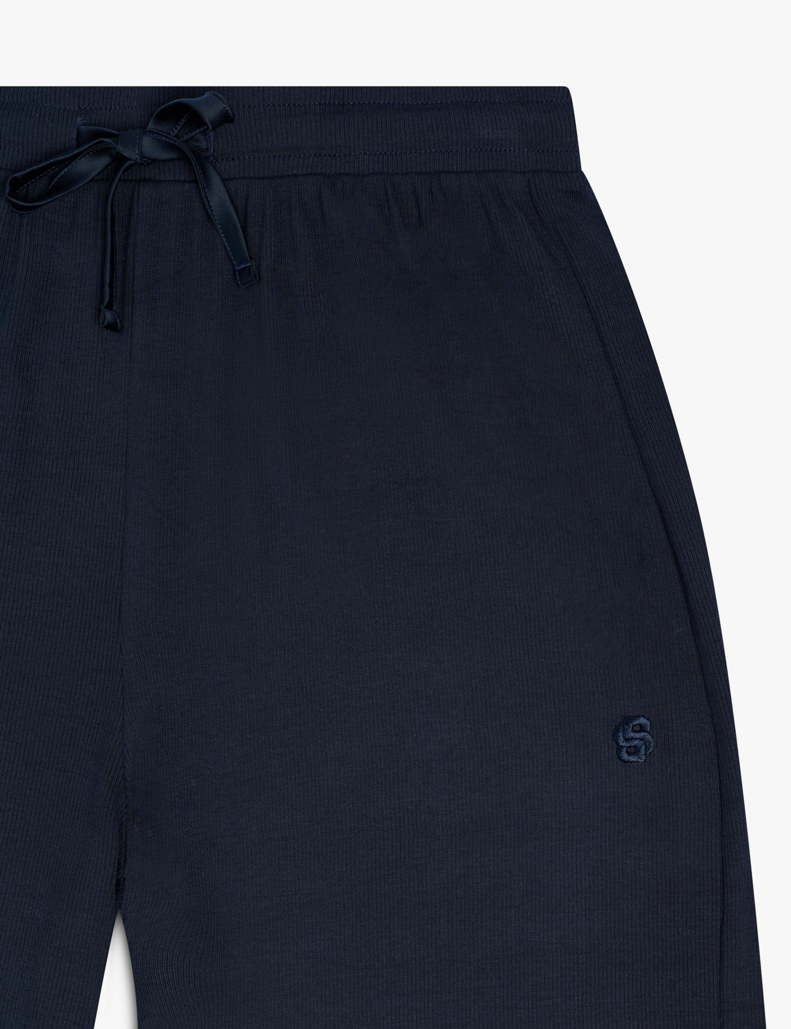 Modal Rich Ribbed Pyjama Bottoms 3 of 3