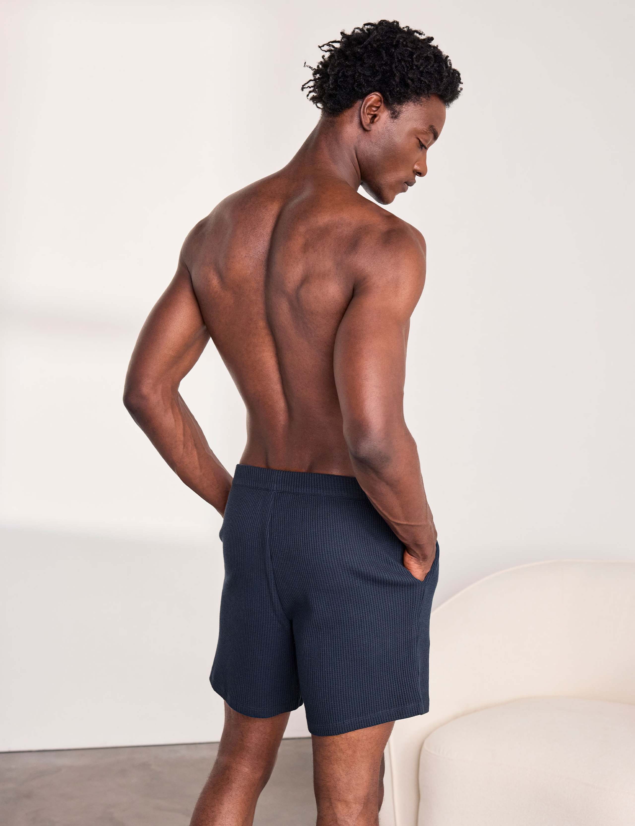Cotton Rich Waffle Loungewear Pyjama Shorts 4 of 4