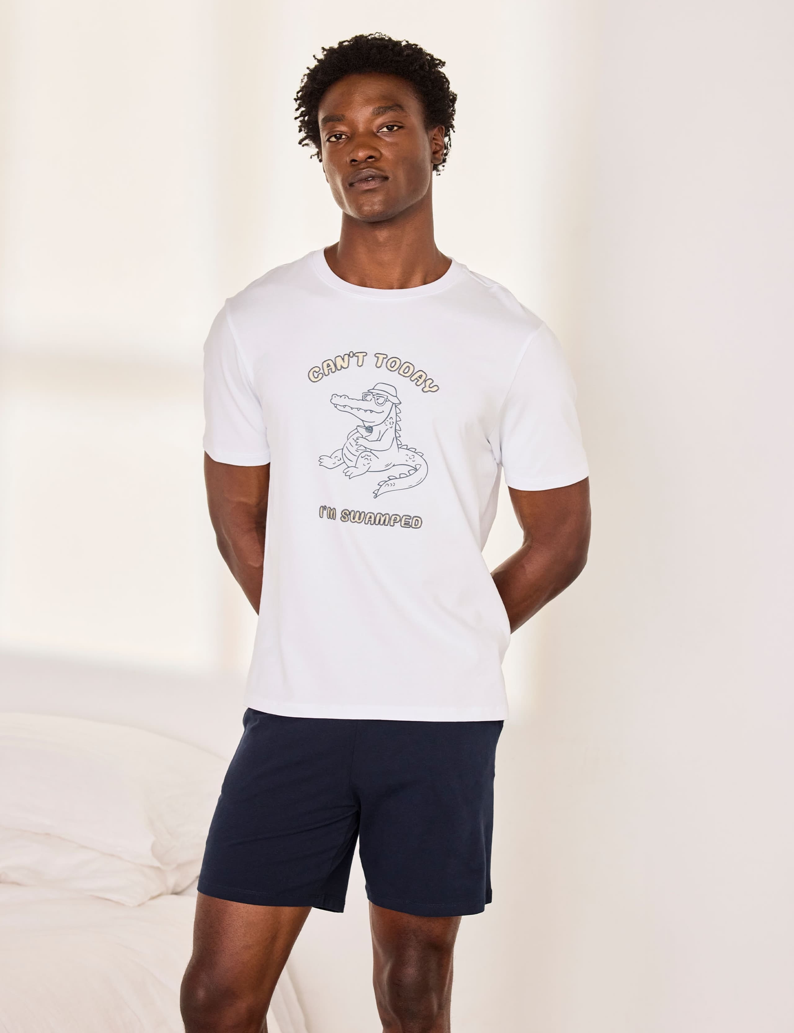Cotton Rich Crocodile Graphic Pyjama Set 2 of 5