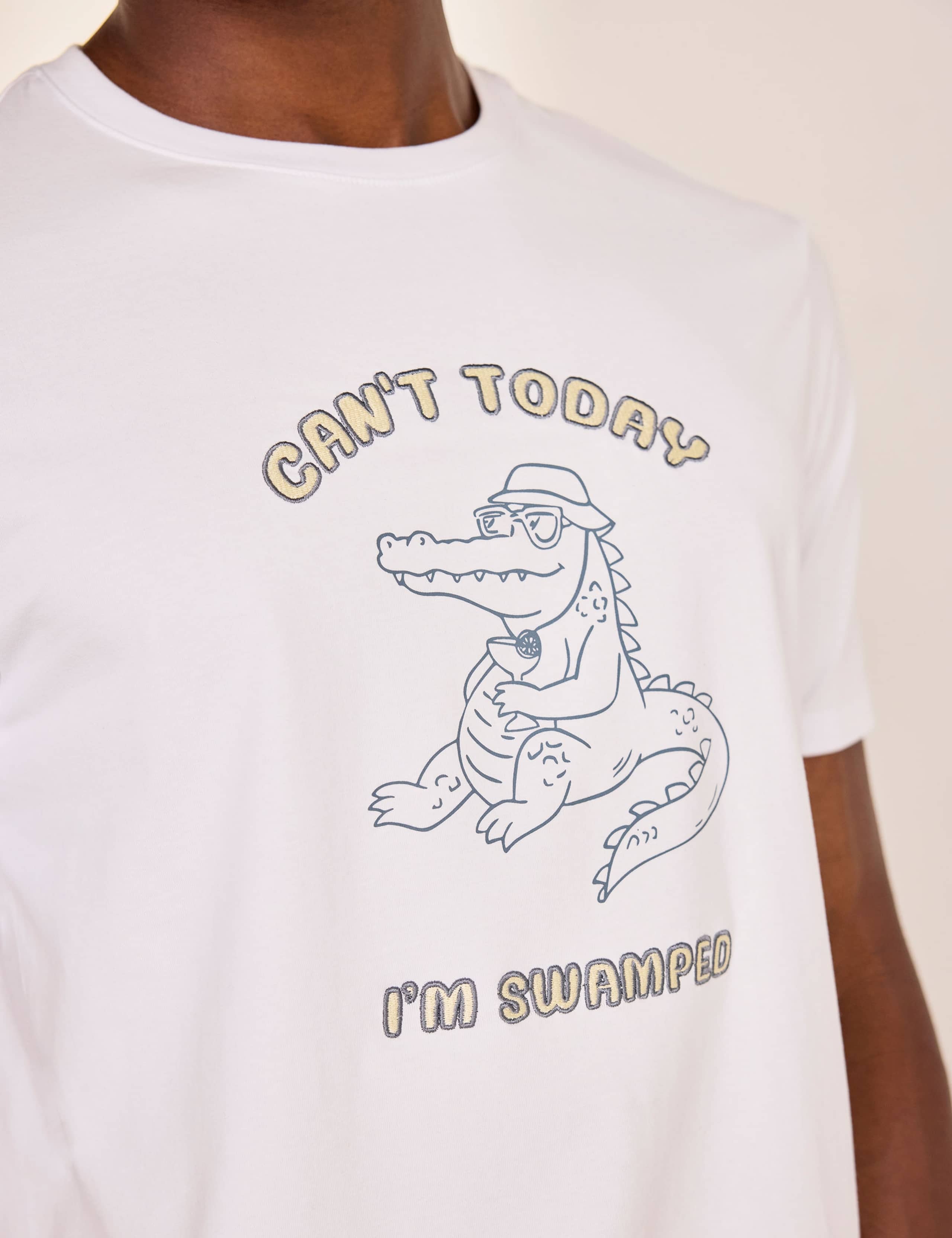 Cotton Rich Crocodile Graphic Pyjama Set 5 of 5