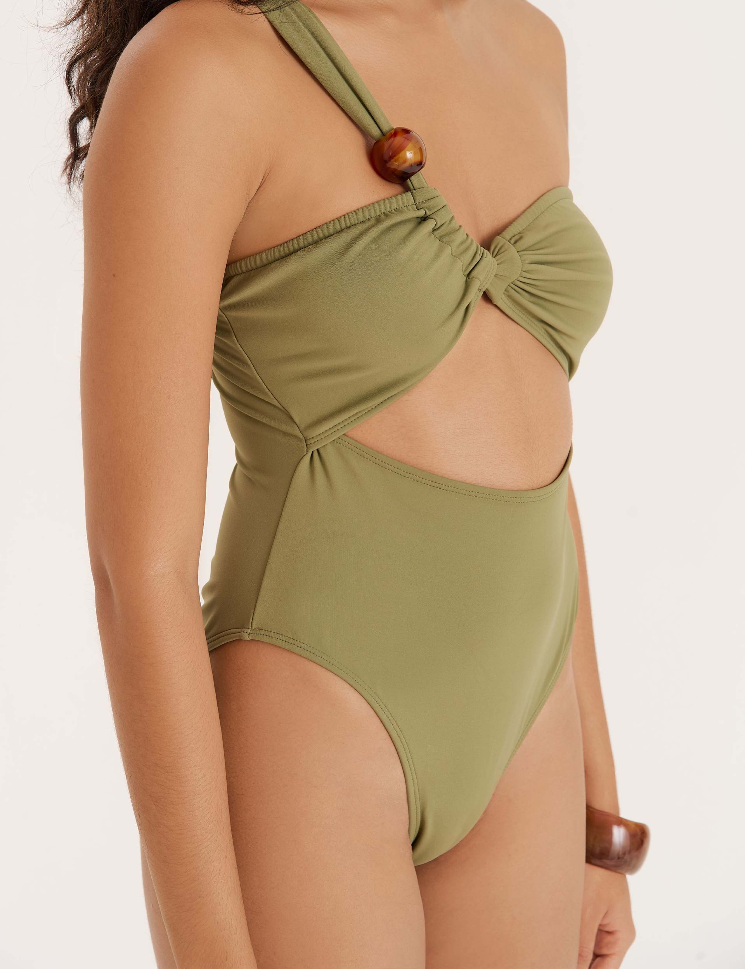 Cut Out One Shoulder Swimsuit 5 of 5