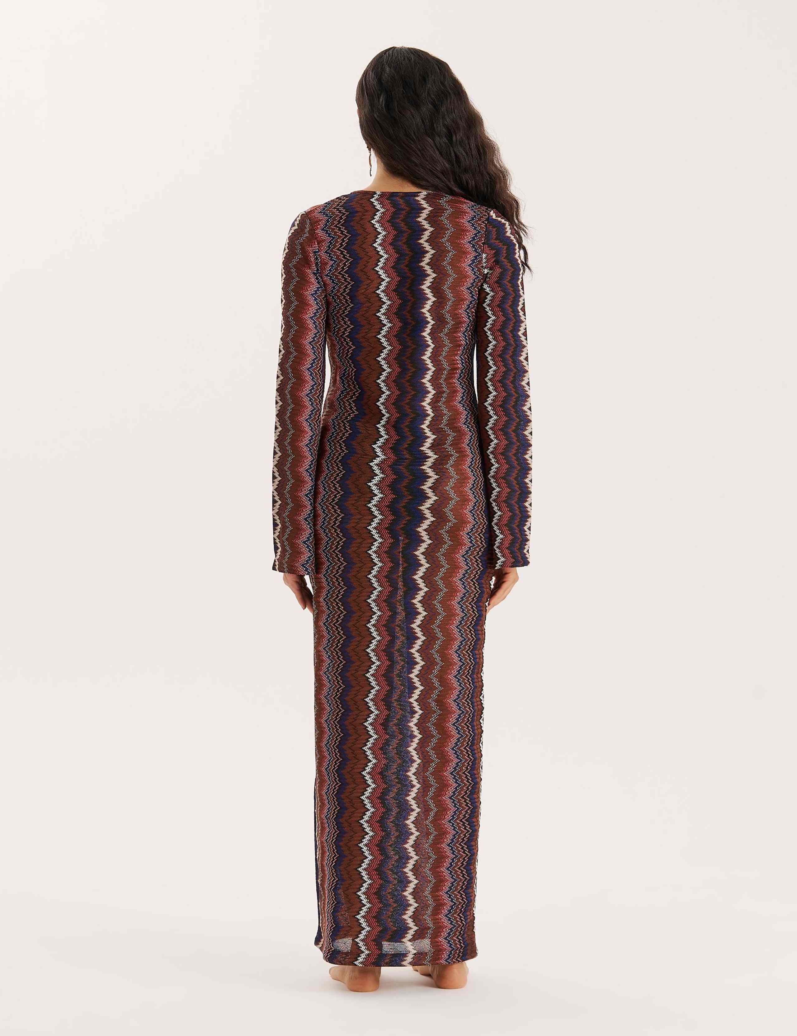 Knitted Maxi Beach Dress 2 of 5