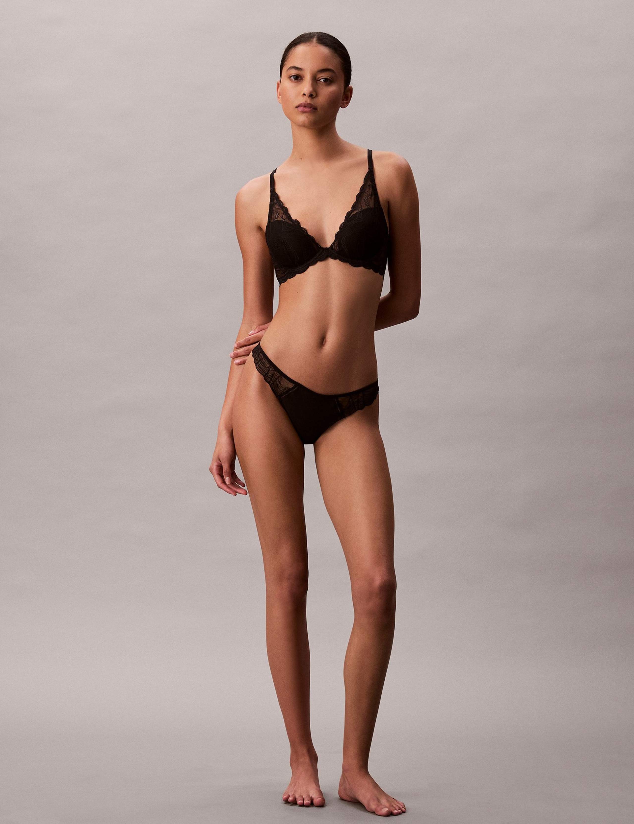 Sensual Stretch Lace Plunge Bra 2 of 6