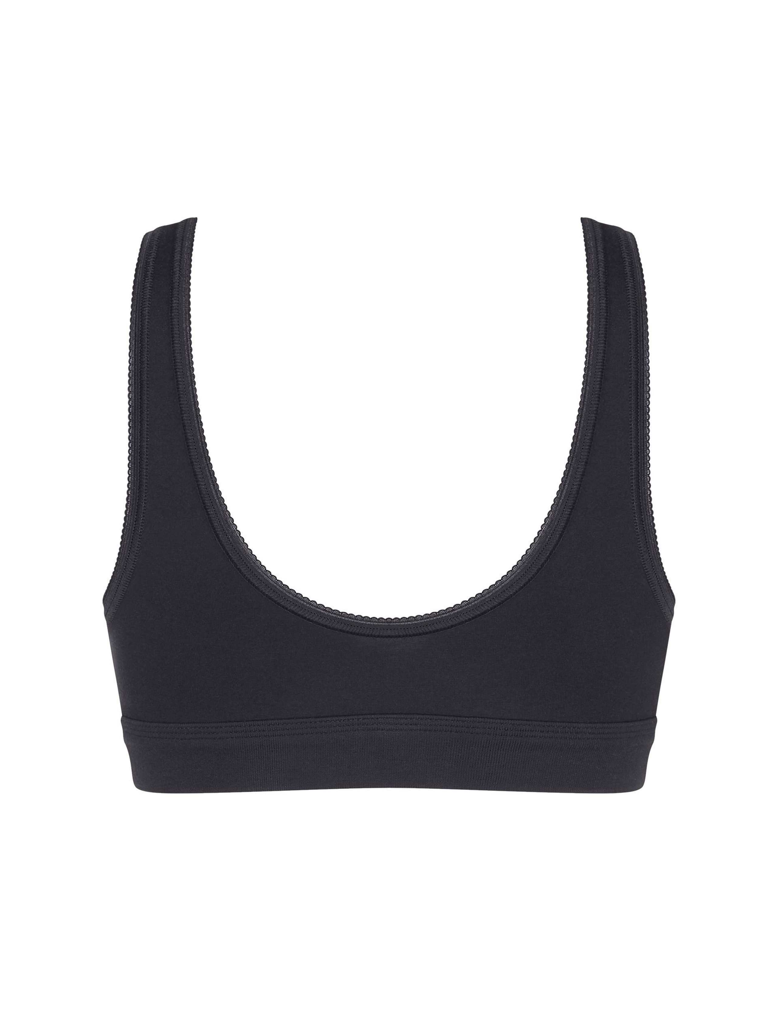 Double Comfort Cotton Rich Non- Wired Crop Top 6 of 7
