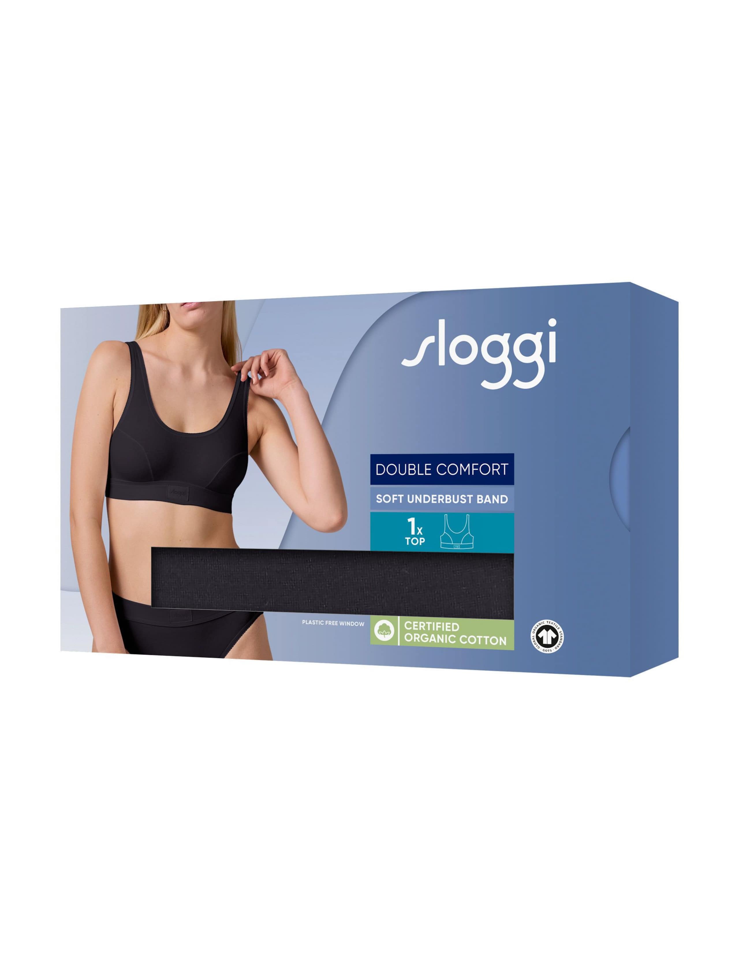 Double Comfort Cotton Rich Non- Wired Crop Top 7 of 7