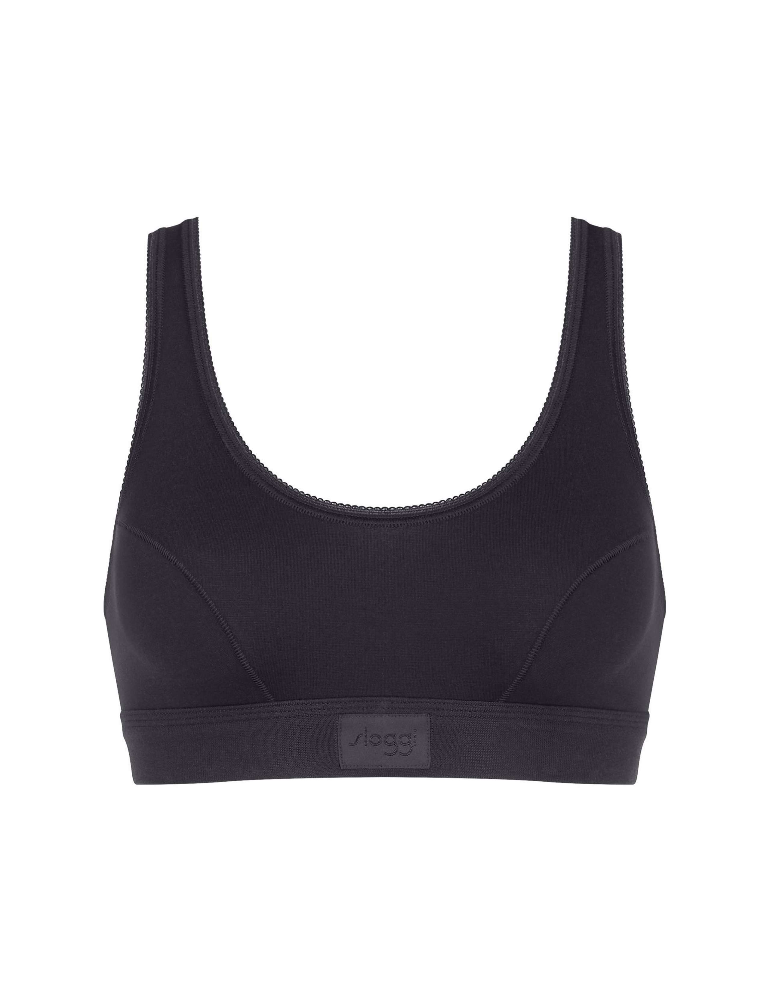 Double Comfort Cotton Rich Non- Wired Crop Top 2 of 7