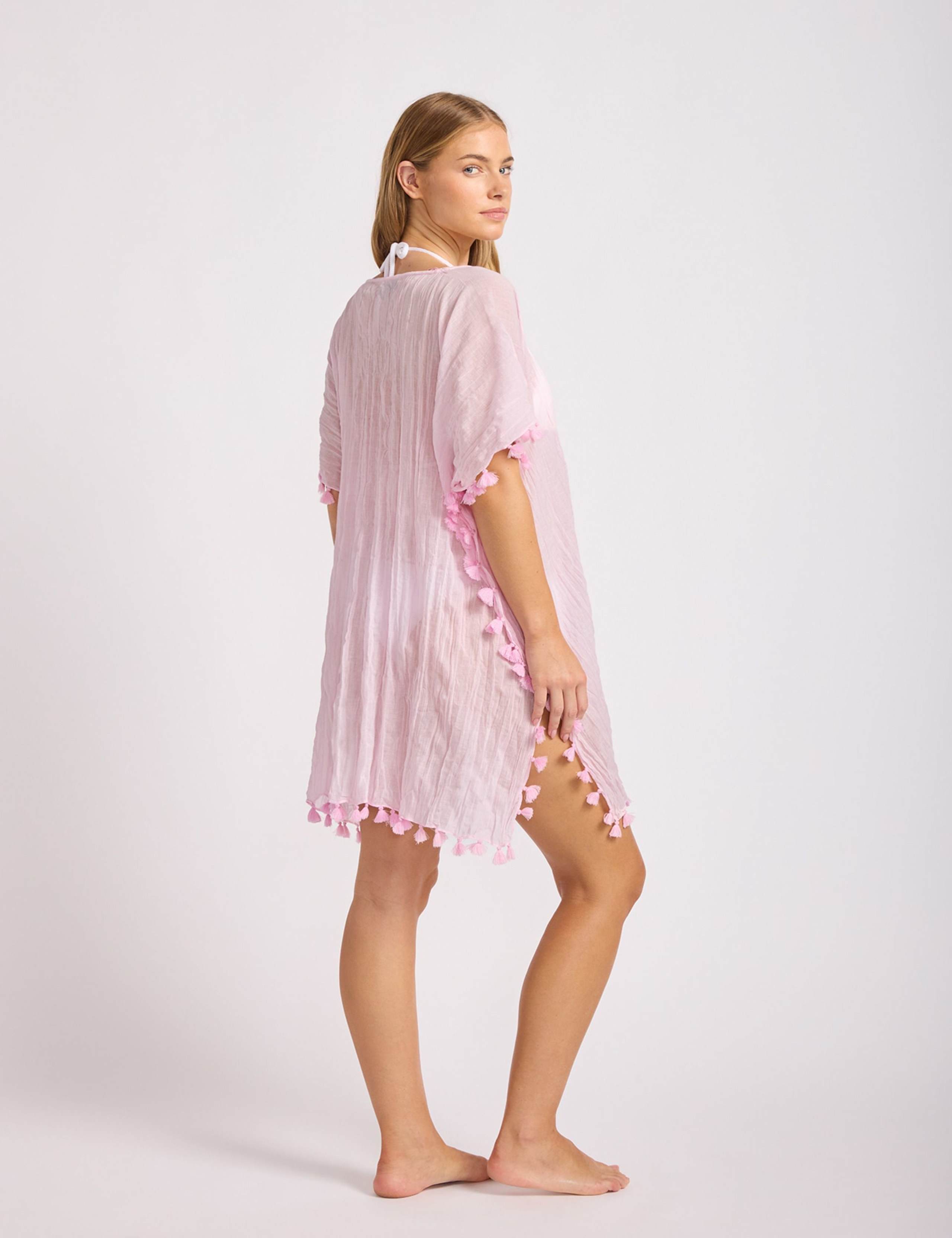 Pure Cotton Mini Beach Amnesia Kaftan 3 of 4