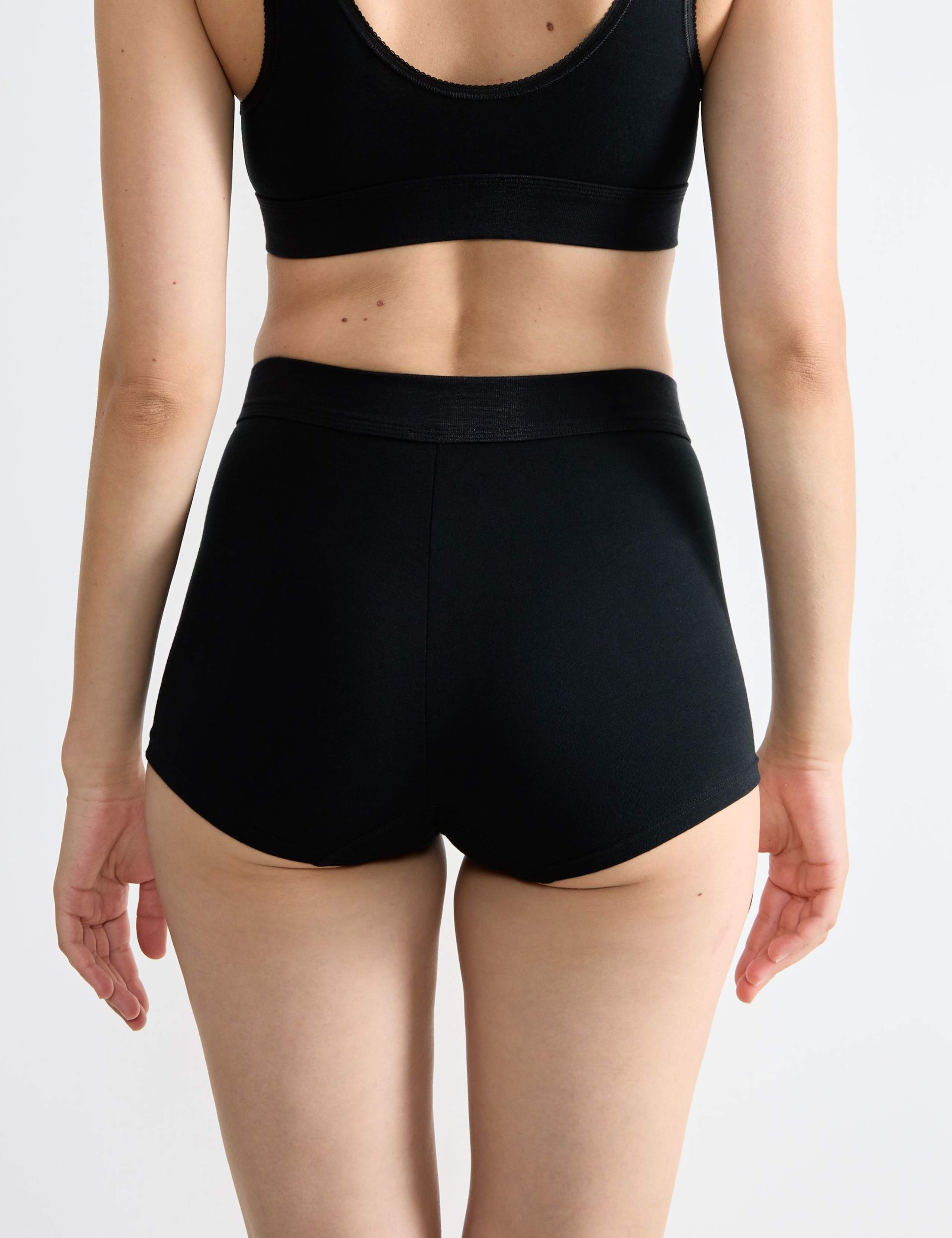 Double Comfort Cotton Rich High Rise Shorts 3 of 7