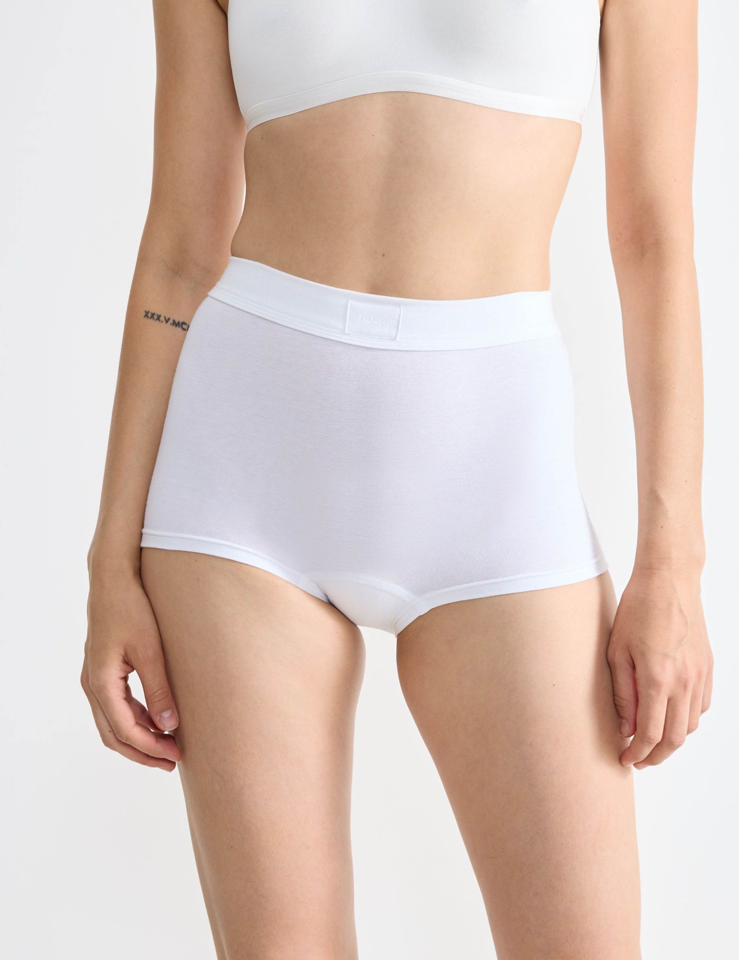 Double Comfort Cotton Rich High Rise Shorts 1 of 7