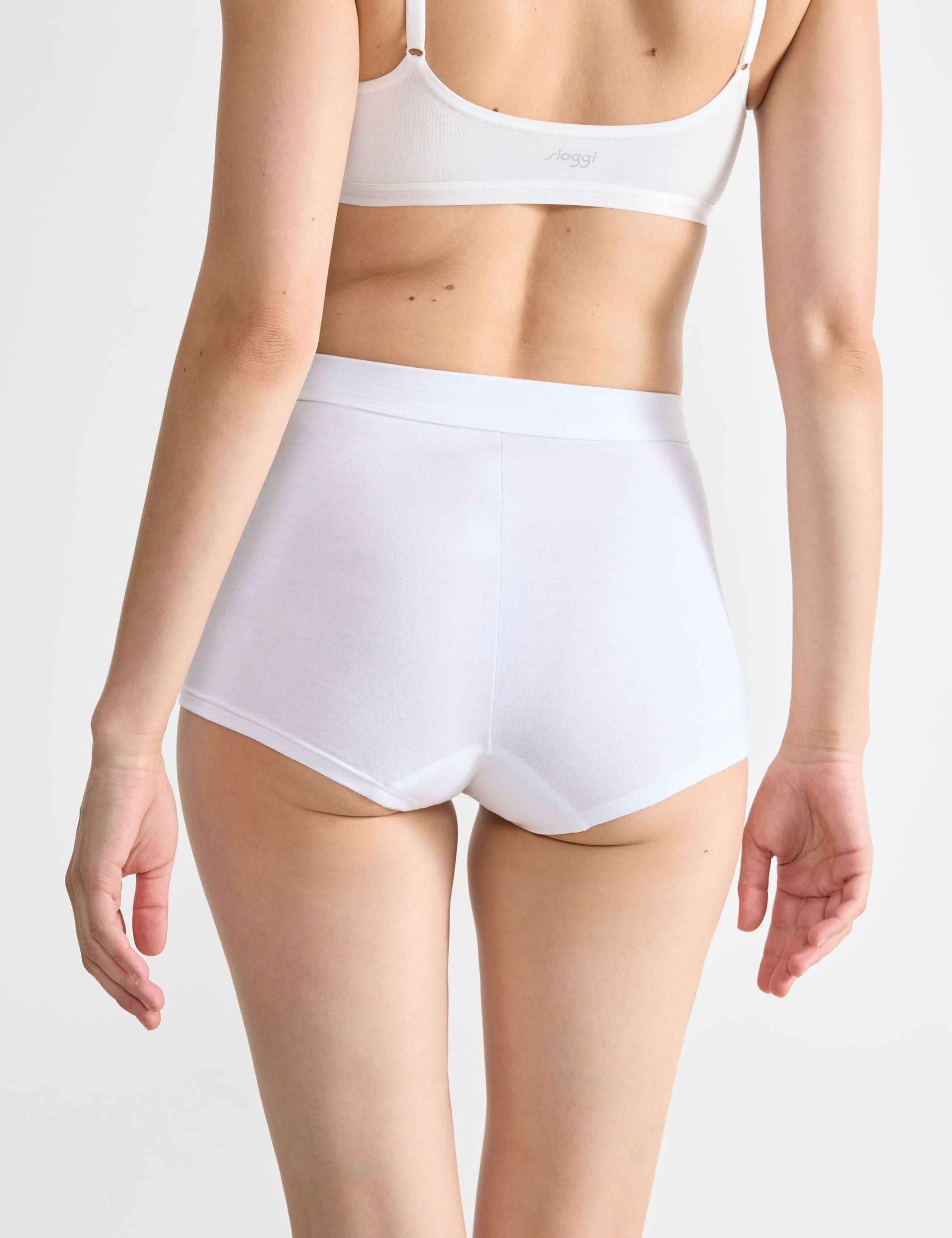 Double Comfort Cotton Rich High Rise Shorts 4 of 7